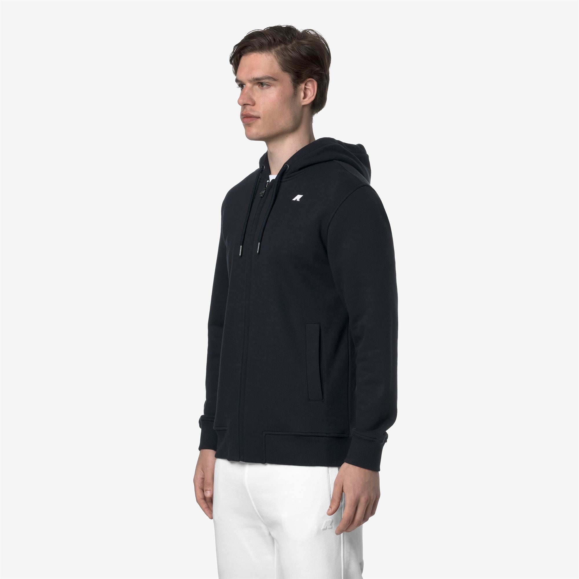k-way-anthony-french-terry-veste-polaire-homme-blue-depth image 2