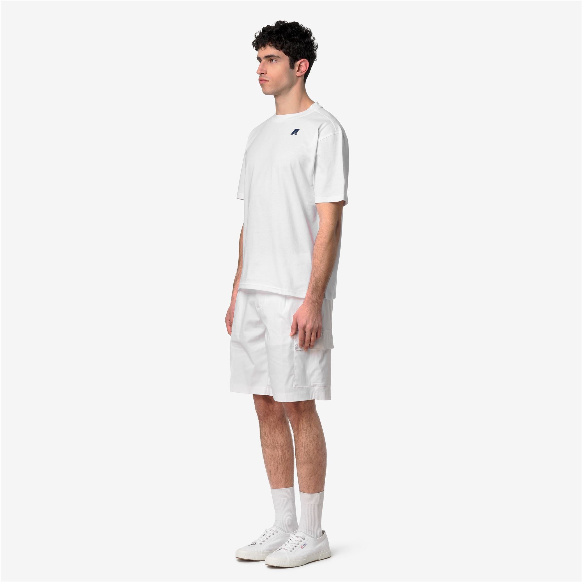 k-way-solo-jersey-wave-t-shirt-homme-white-white image 2