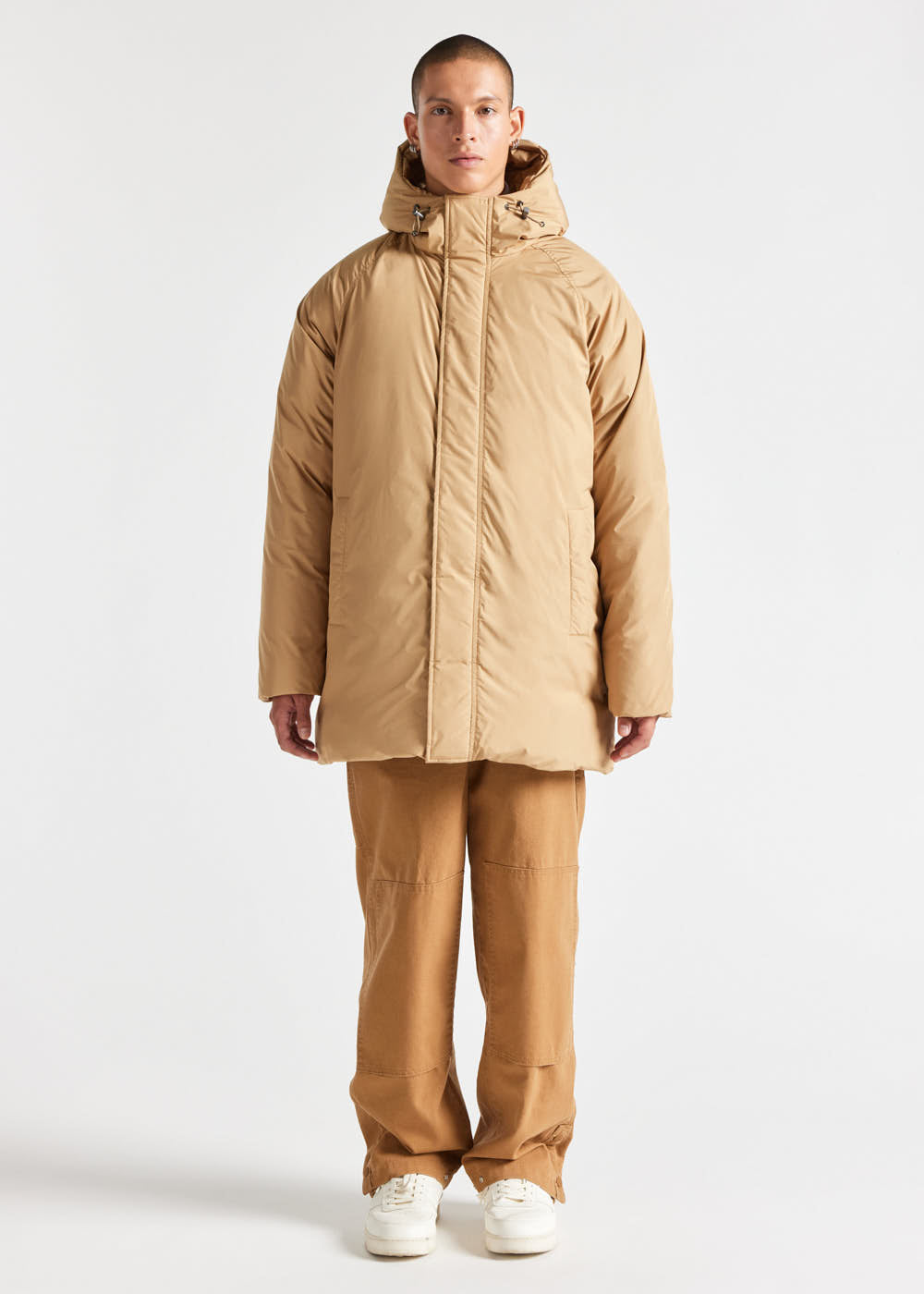pyrenex-spark-parka-capuche-homme-iced-coffee image 1