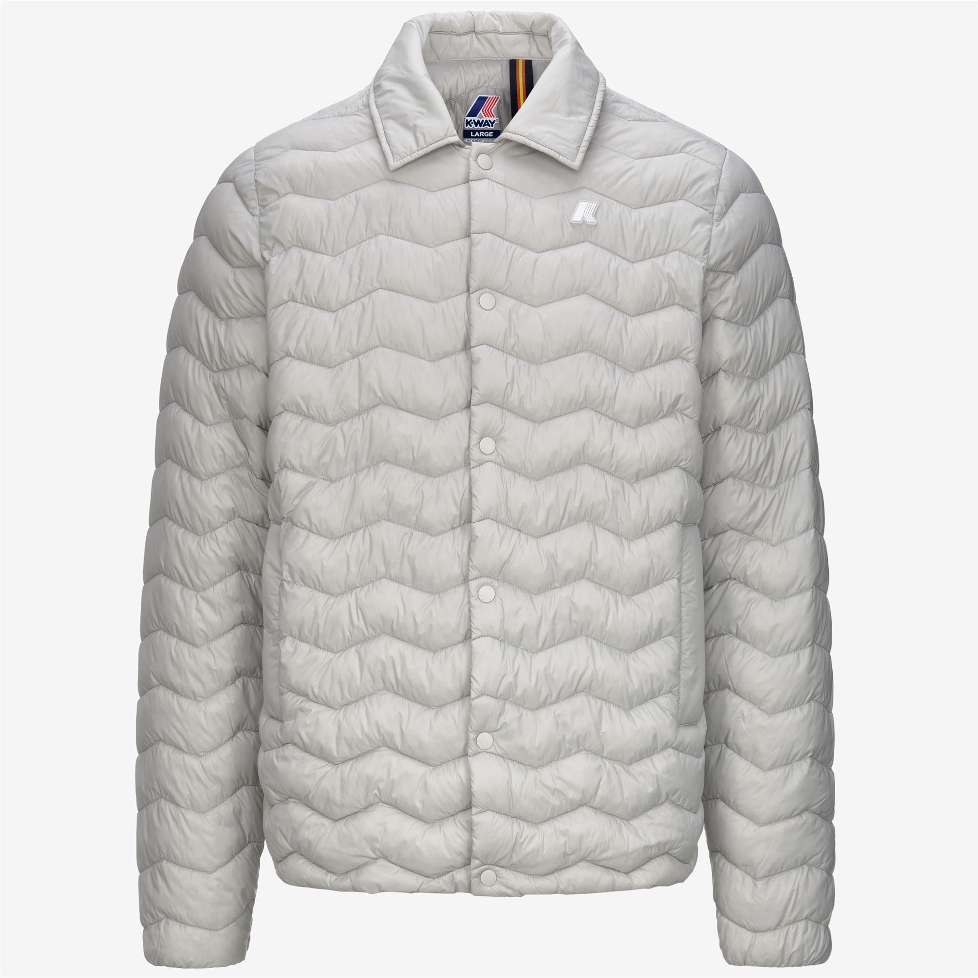 k-way-bruno-quilted-warm-veste-courte-homme-beige-lt image 5