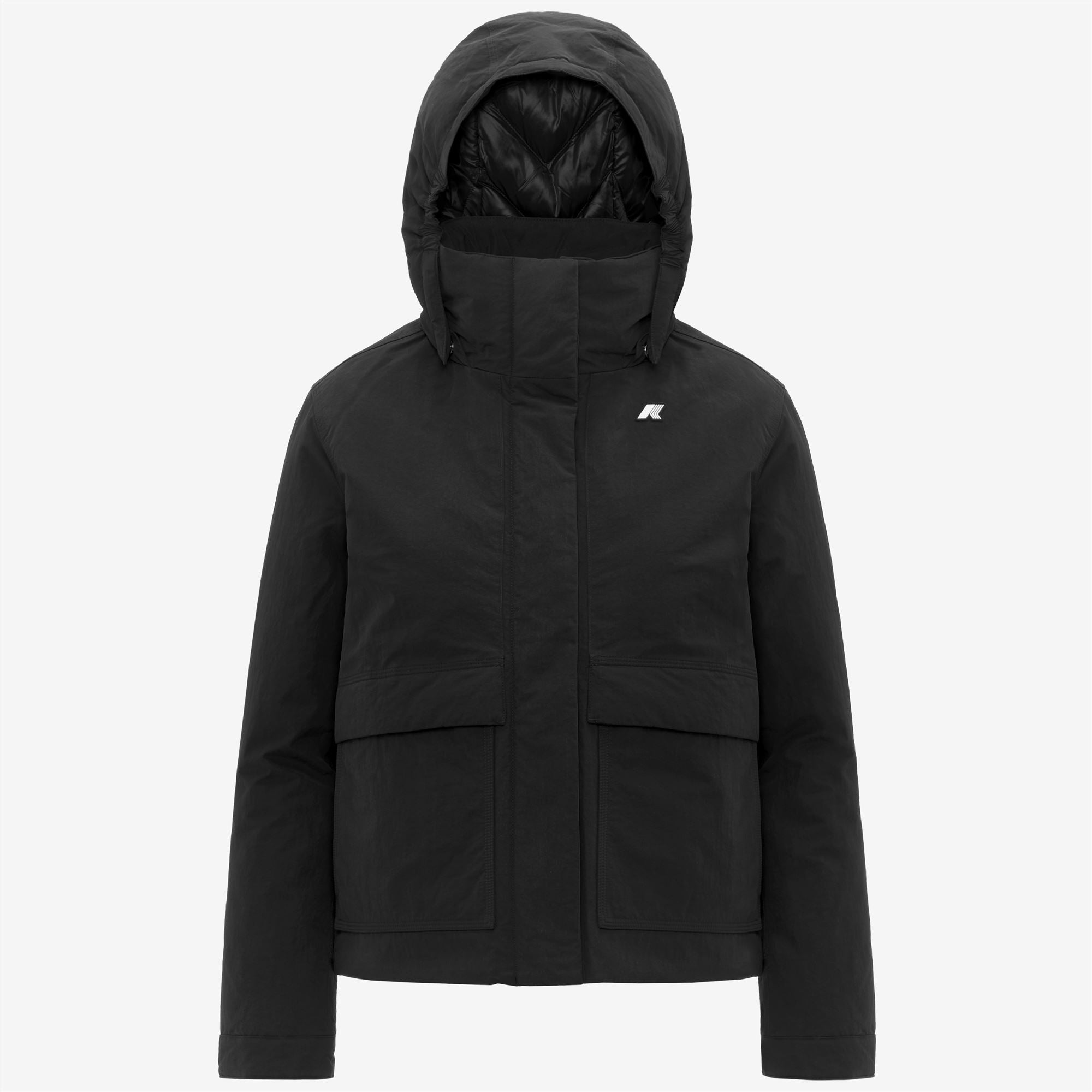 k-way-kali-warm-cotton-nylon-veste-courte-femme-black-pure image 5