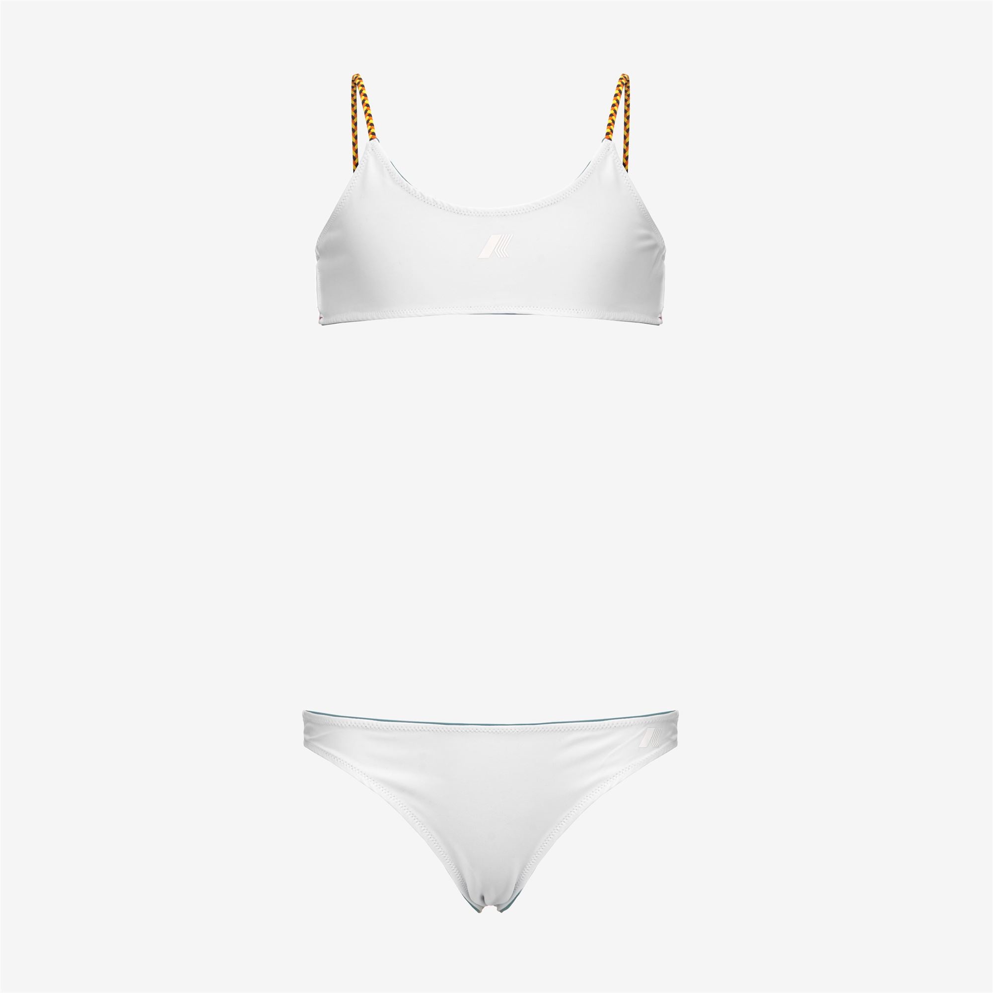 k-way-p-scarlett-double-beach-bikini-fille-green-iron-white image 2