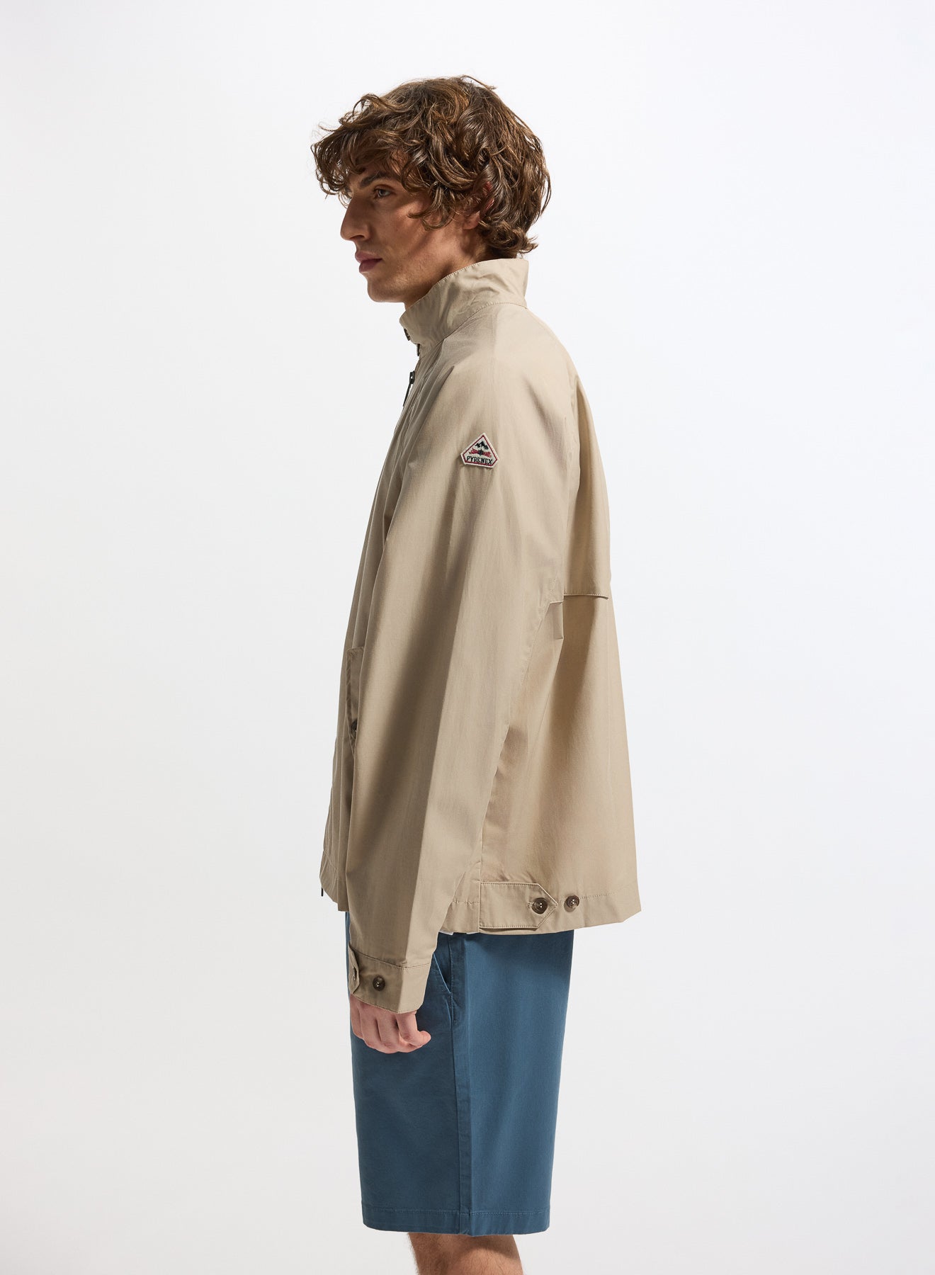pyrenex-league-veste-mi-saison-homme-beige image 3