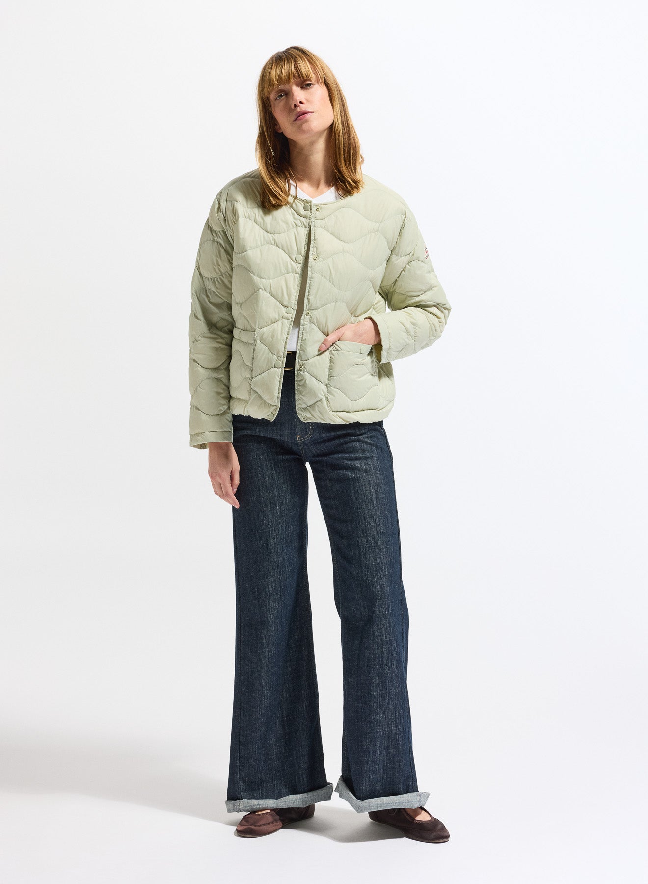 pyrenex-orite-femme-doudoune-ultra-l-g-re-verte-pastel image 2