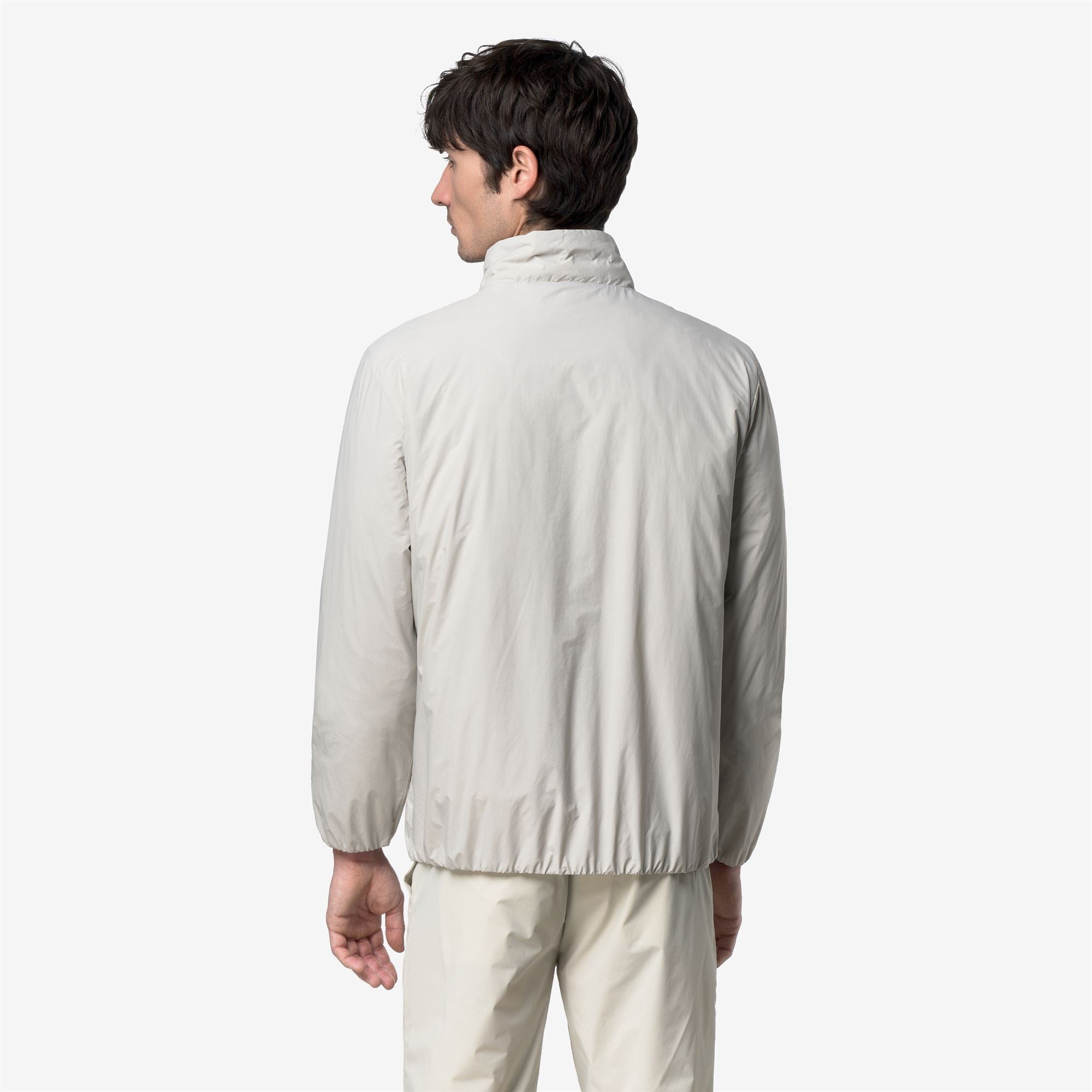 k-way-valentine-plain-warm-veste-court-homme-beige-lt image 3