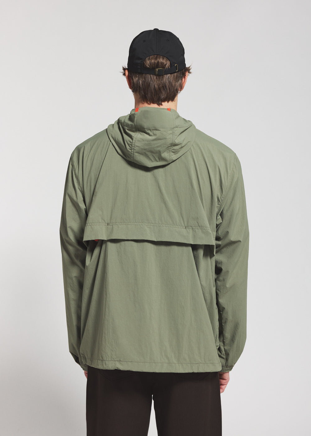 pyrenex-soulere-coupe-vent-unisexe-capuche-khaki-pliable image 7