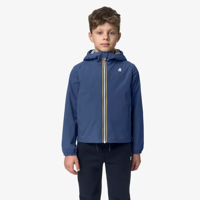 k-way-p-jack-stretch-nylon-jersey-veste-courte-gar-on-blue-fiord image 1