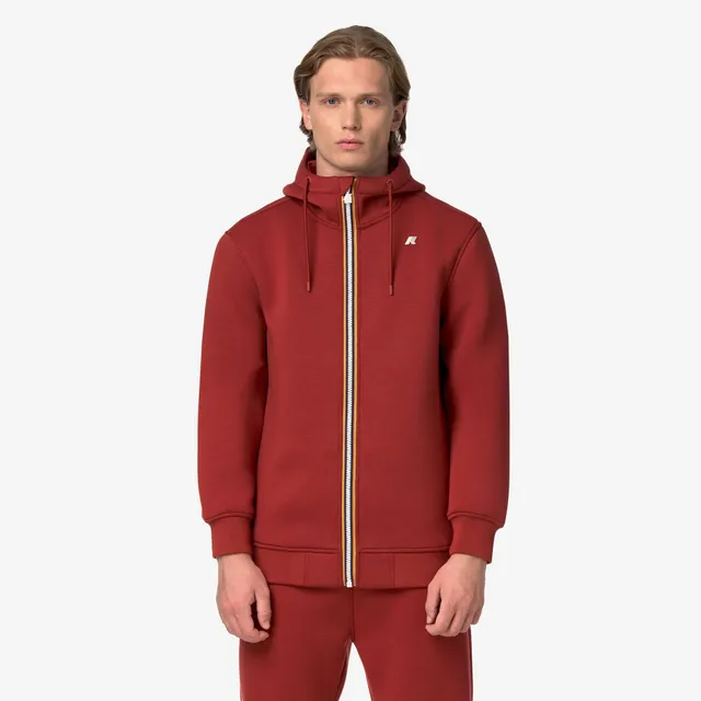k-way-rainer-spacer-polaire-veste-homme-red-dk-chili image 1