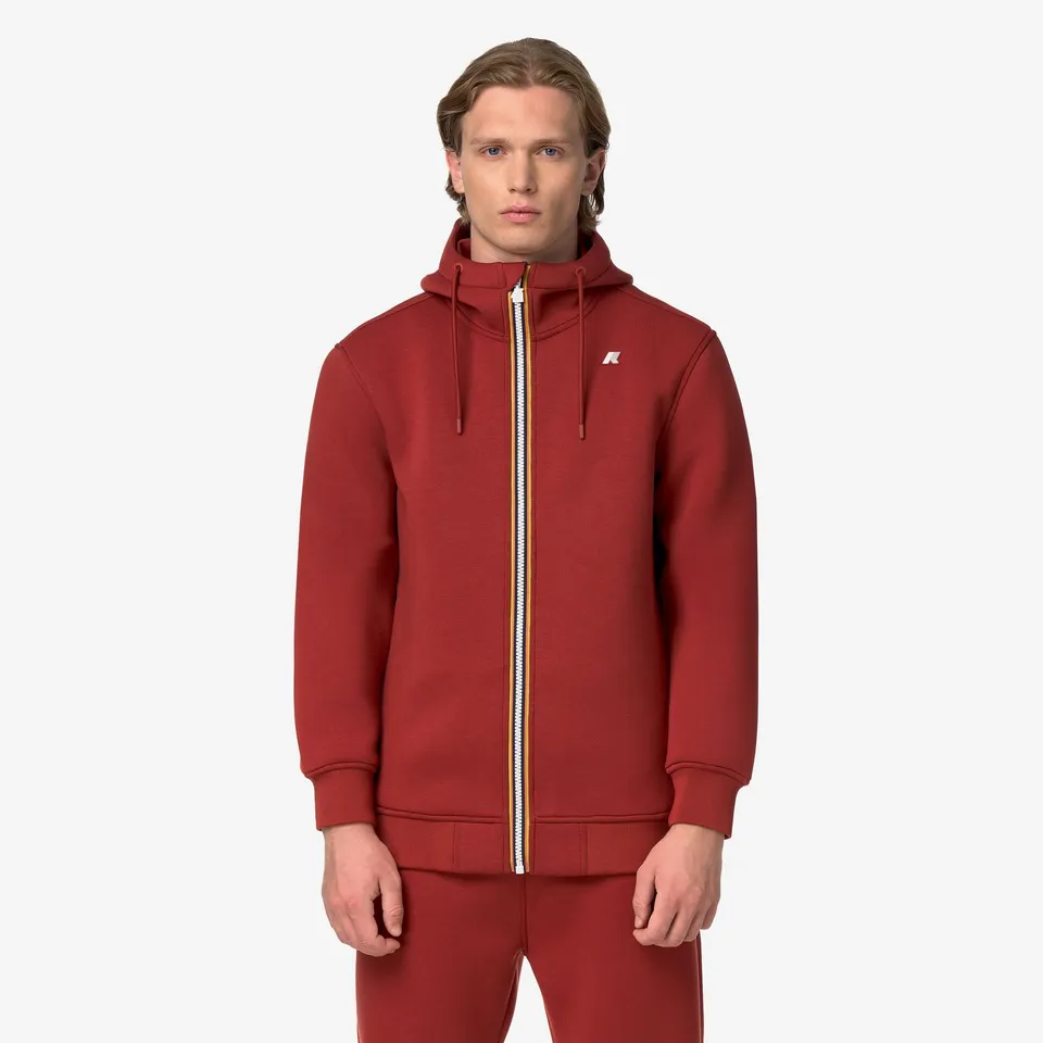 k-way-rainer-spacer-polaire-veste-homme-red-dk-chili image 1
