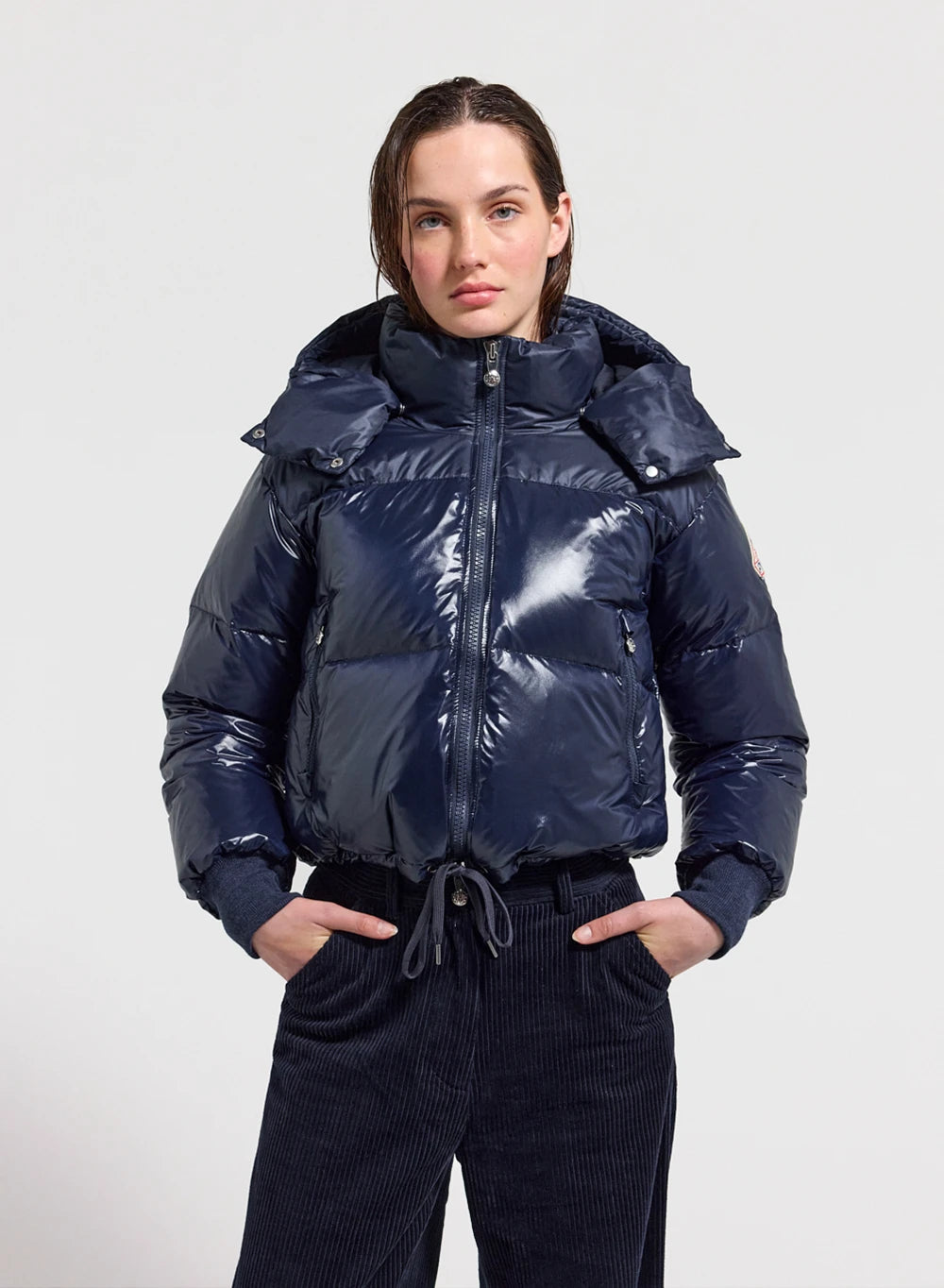 pyrenex-altic-doudoune-courte-femme-bleu-marine image 1
