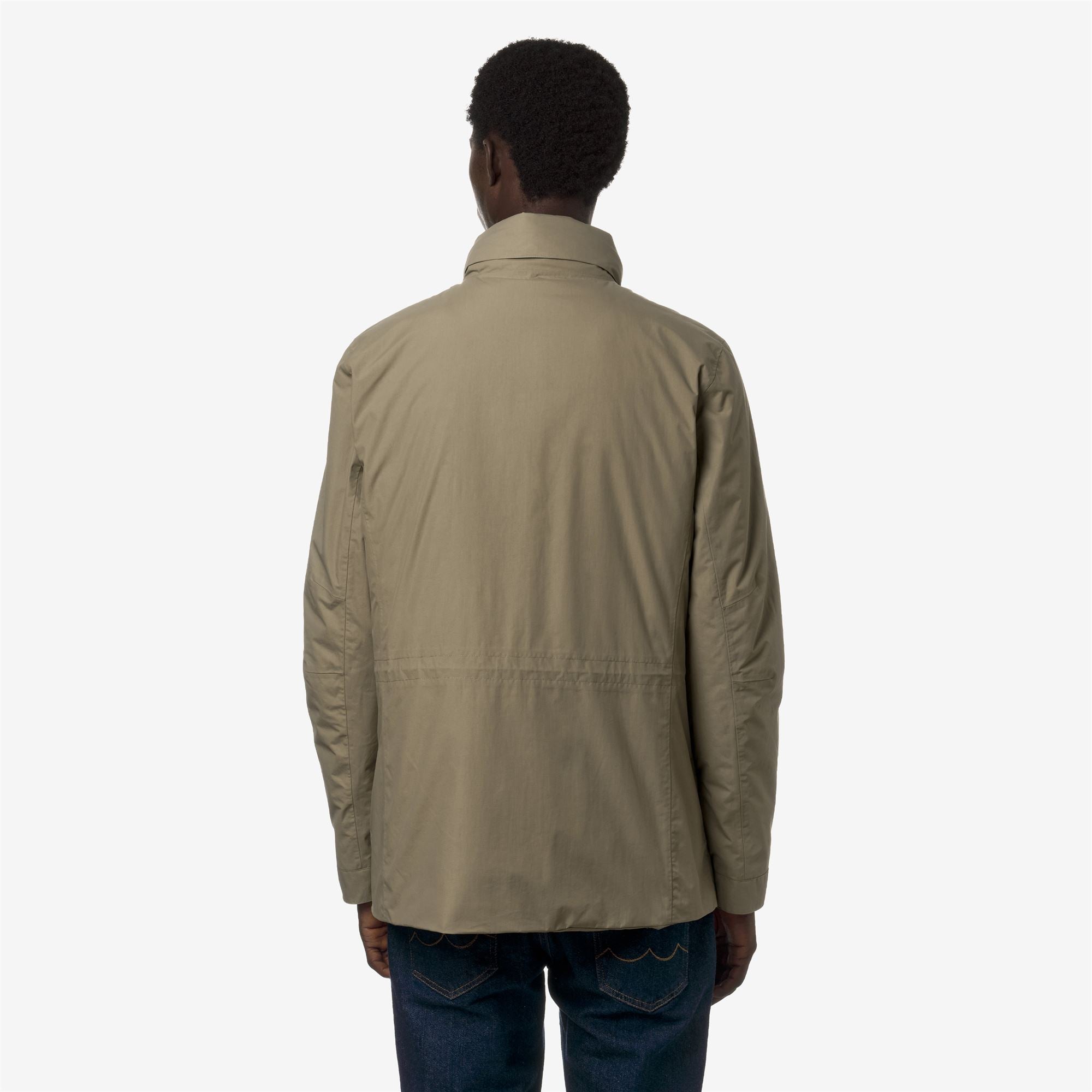 k-way-manphy-warm-ottoman-veste-milieu-homme-beige-taupe image 3