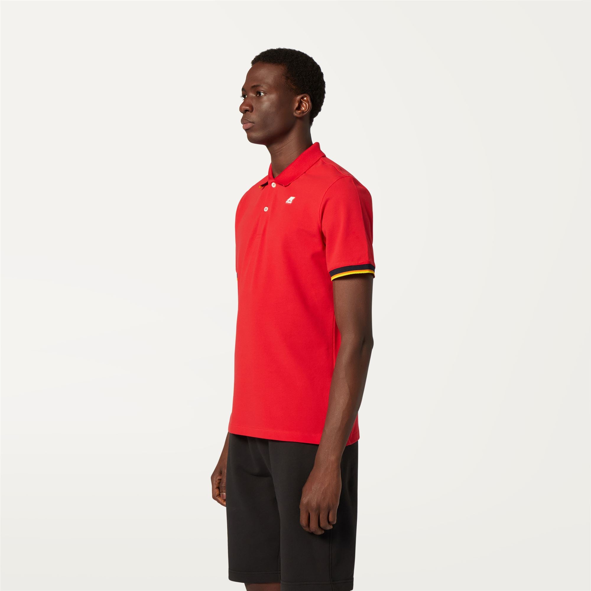 k-way-vincent-polo-homme-red image 2