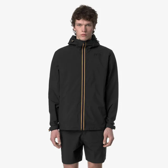 k-way-charmel-coral-gardeners-veste-capuche-imperm-able-unisexe-black-pure image 1