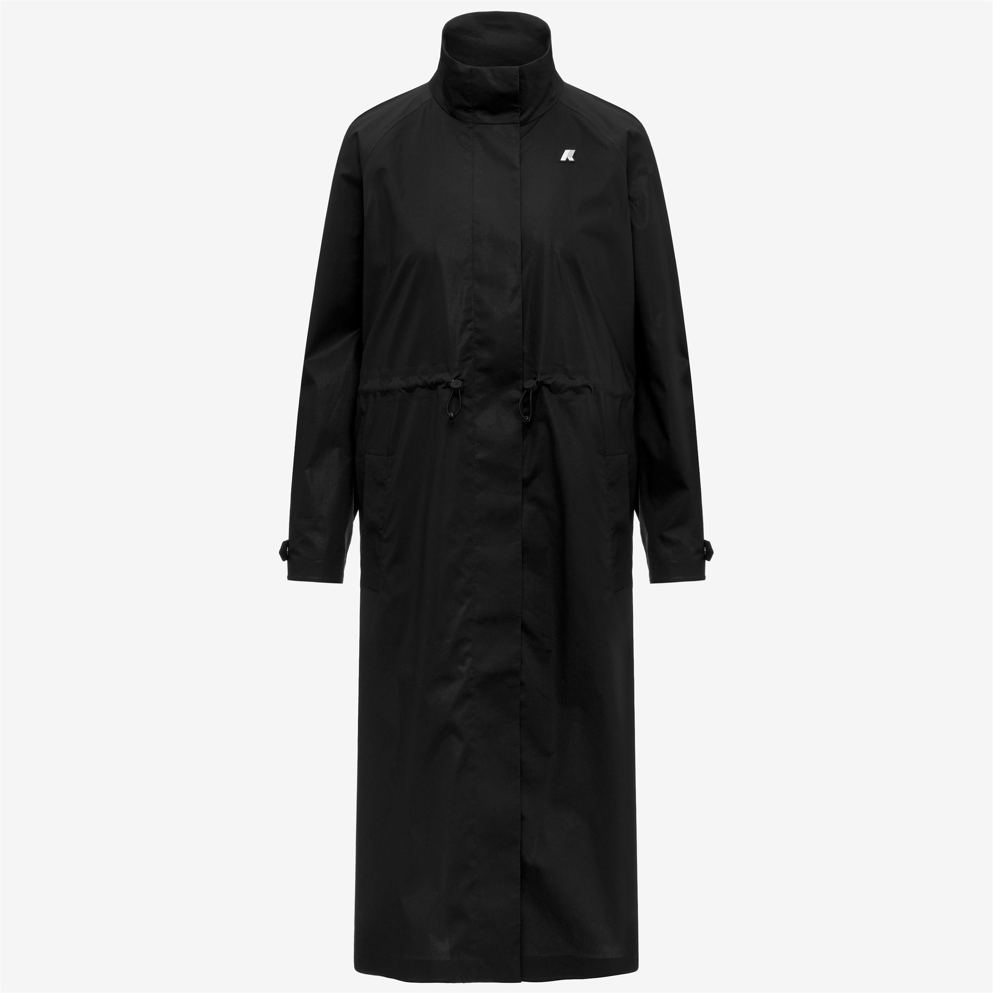 k-way-barbrein-cotton-3layers-manteau-long-femme-black-pure image 5
