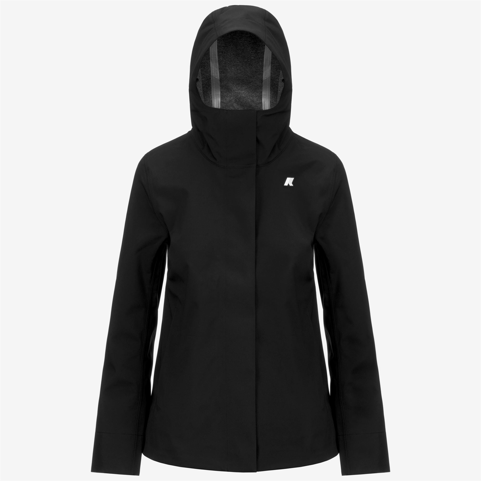 k-way-madalina-bonded-jersey-veste-mi-longue-femme-black-pure image 5