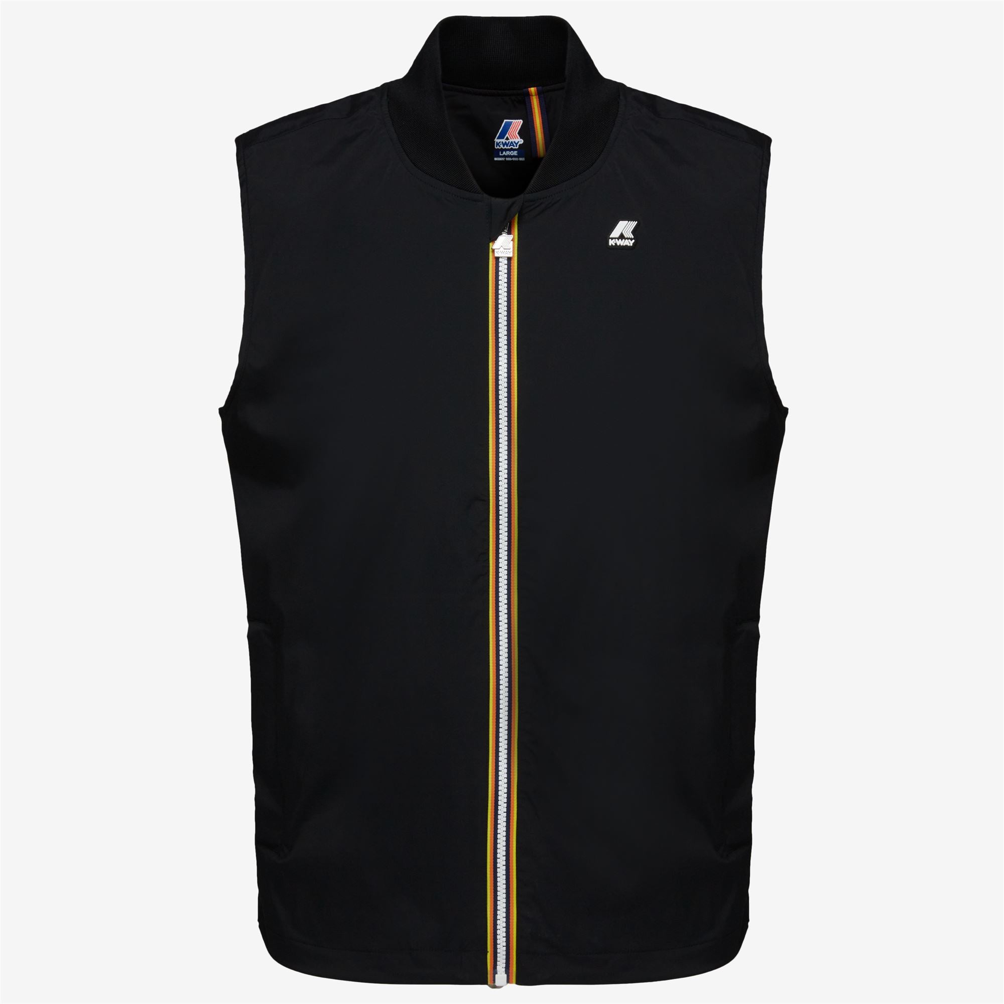 k-way-vally-stretch-nylon-jersey-veste-courte-homme-black-pure image 5