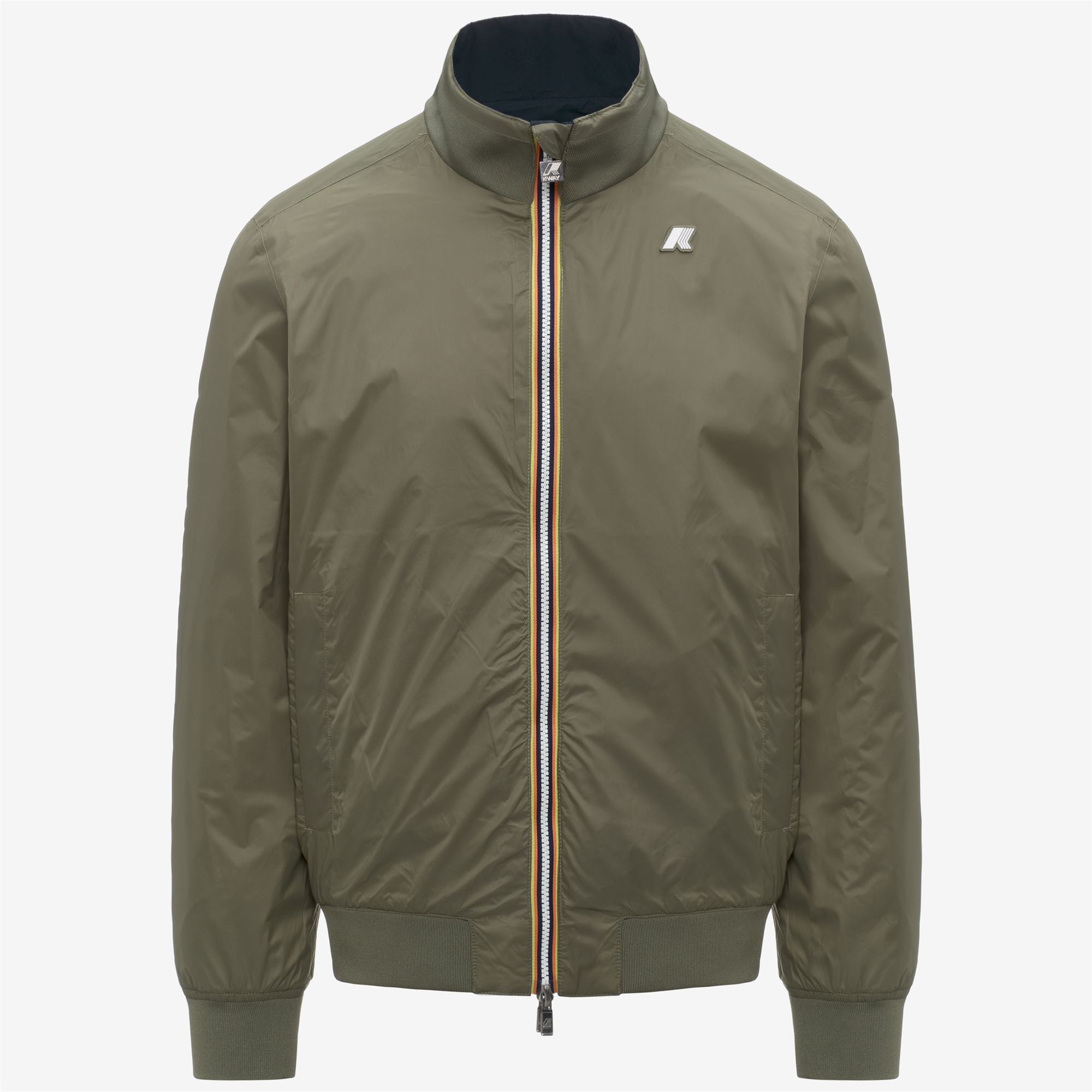 k-way-arsene-cotton-double-veste-court-r-versible-homme-blue-depth image 6