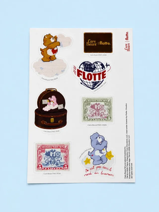flotte-stickers-bisounours-collaboration-flotte-x-care-bears image 1