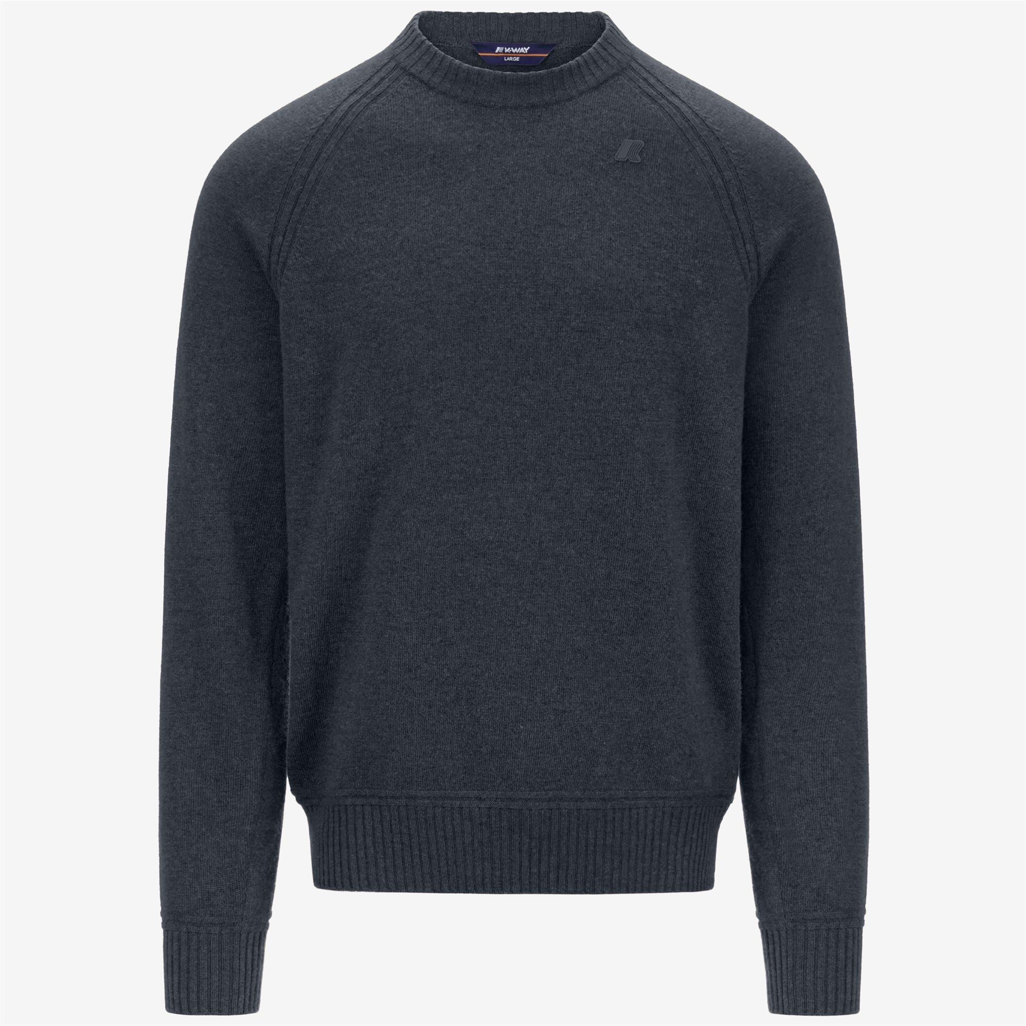 k-way-sebas-wool-cashmere-pull-over-homme-carbon-mel image 5