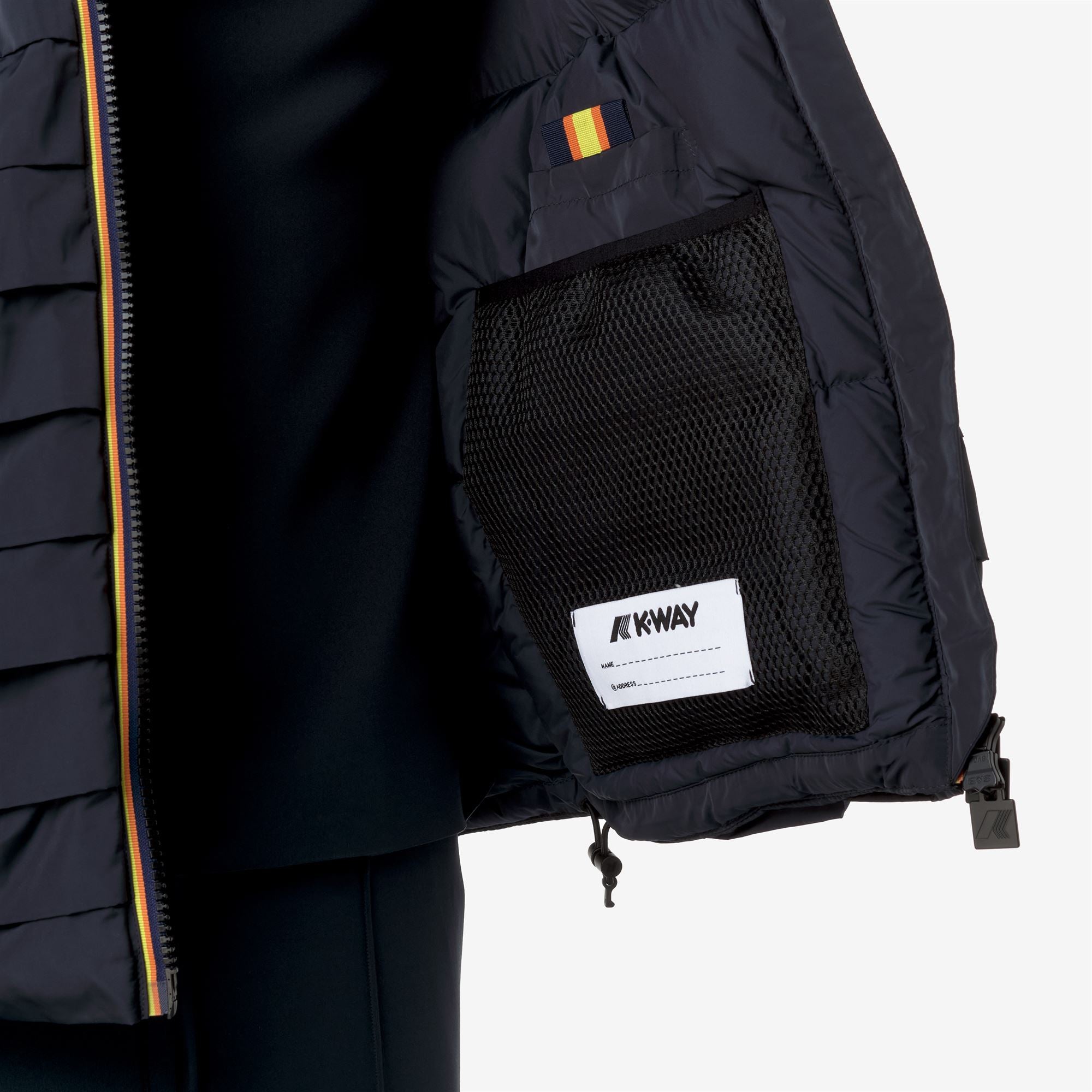 k-way-clauder-pleats-thermo-heavy-veste-courte-homme-black-ash image 4