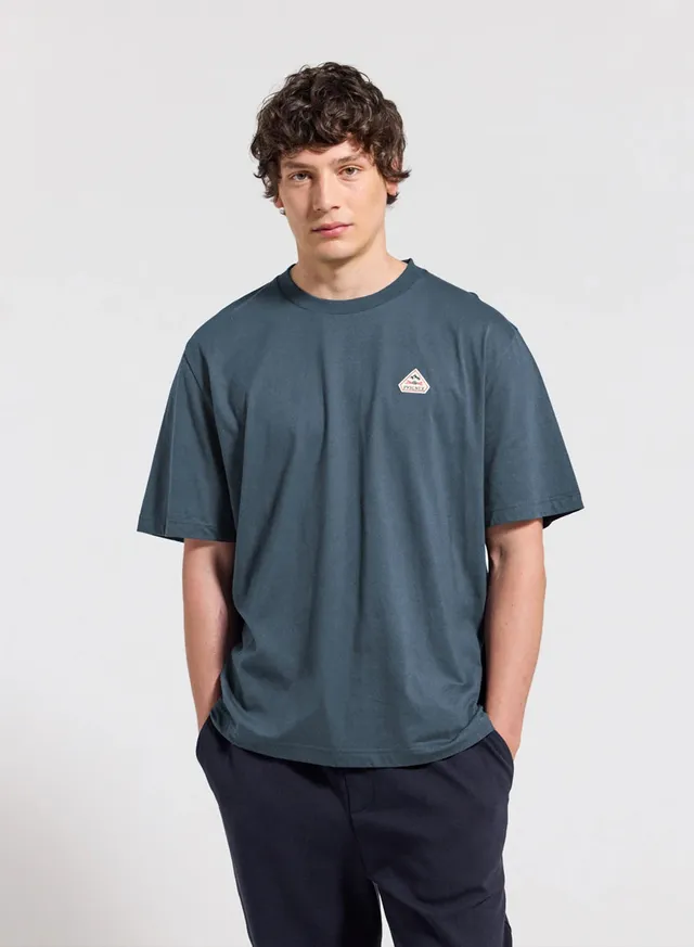pyrenex-classic-t-shirt-unisexe-bleu-azur-coton-bio image 1