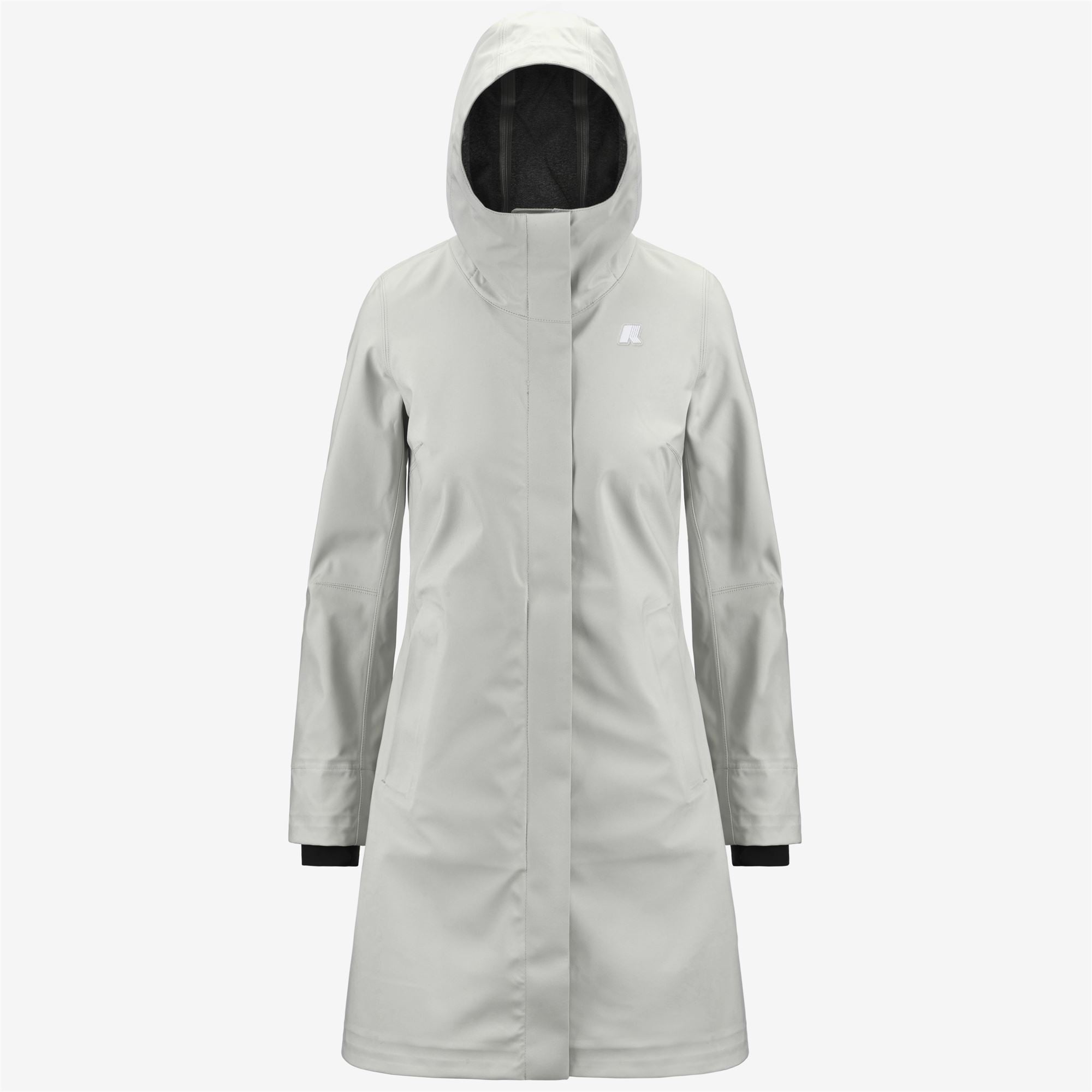 k-way-stephy-bonded-jersey-veste-longueur-3-4-femme-beige-lt image 5
