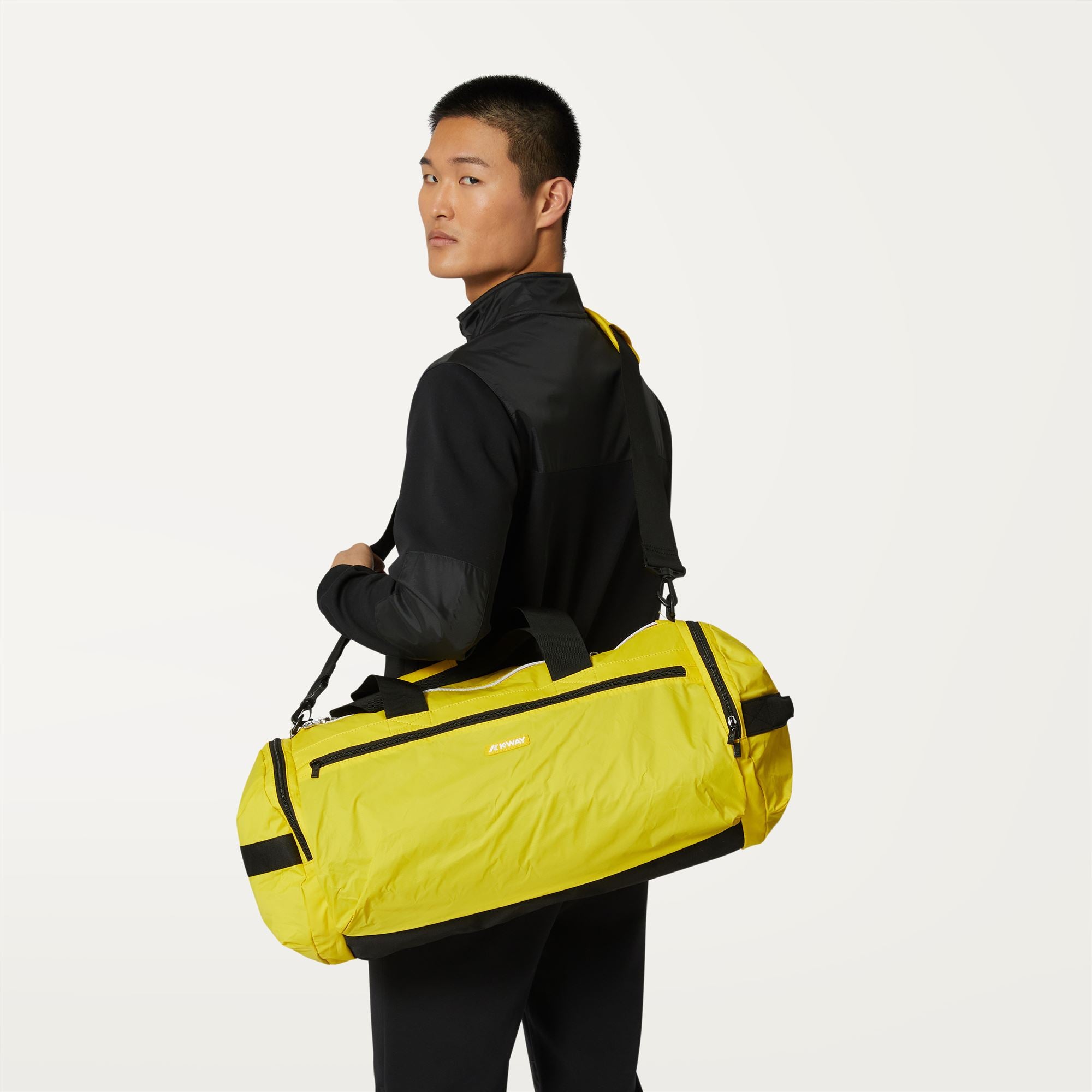 k-way-mareville-m-sac-polochon-unisexe-yellow-dk image 3