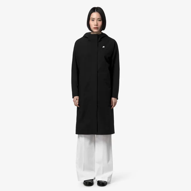 k-way-tigrit-stretch-2l-manteau-long-femme-black-pure image 1