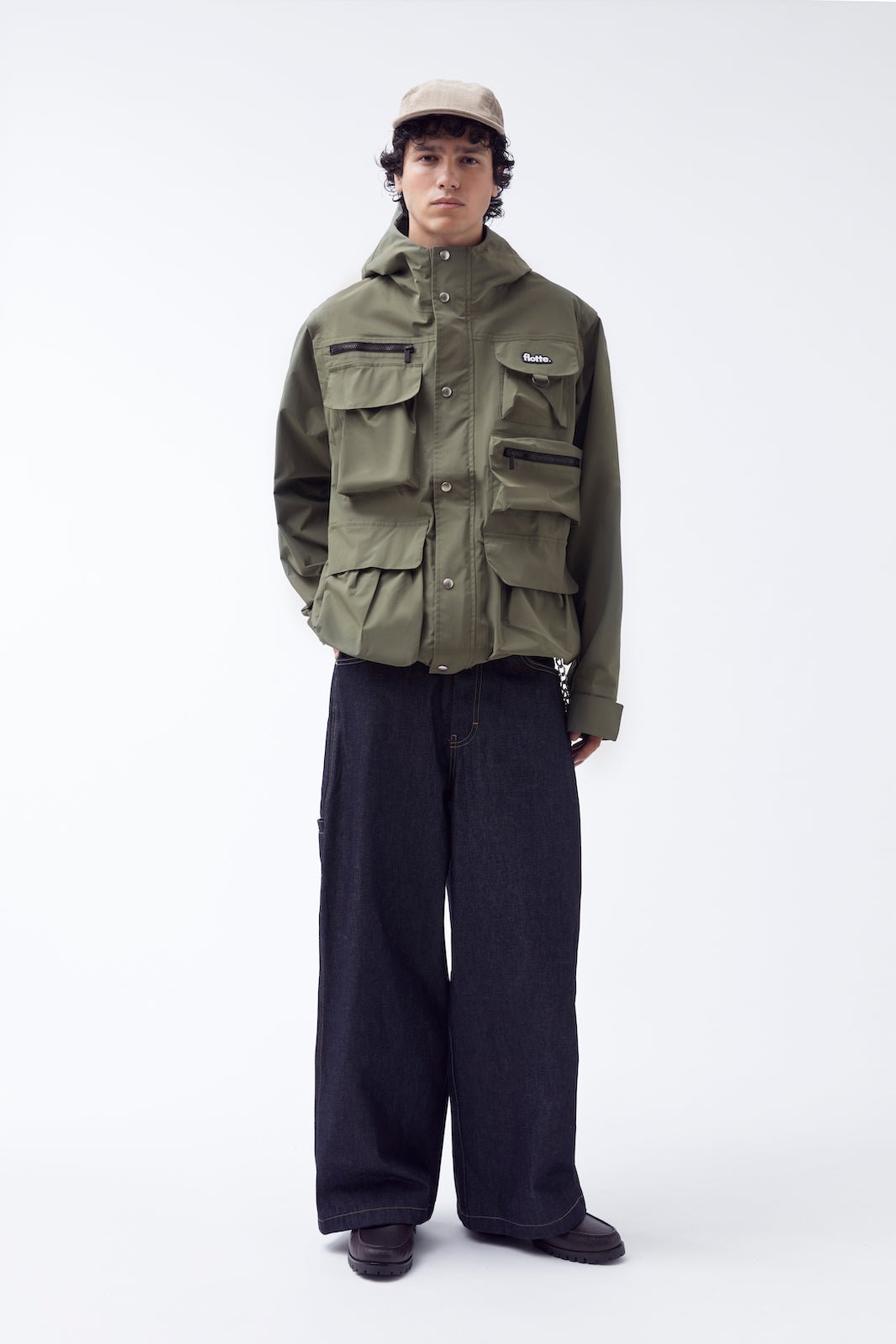flotte-saint-cyr-veste-imperm-able-multipoches-homme-bleu-marine image 1