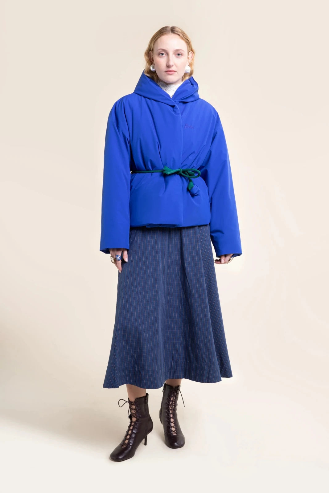 flotte-cl-ry-doudoune-cache-c-ur-courte-oversize-bleu-roi image 3