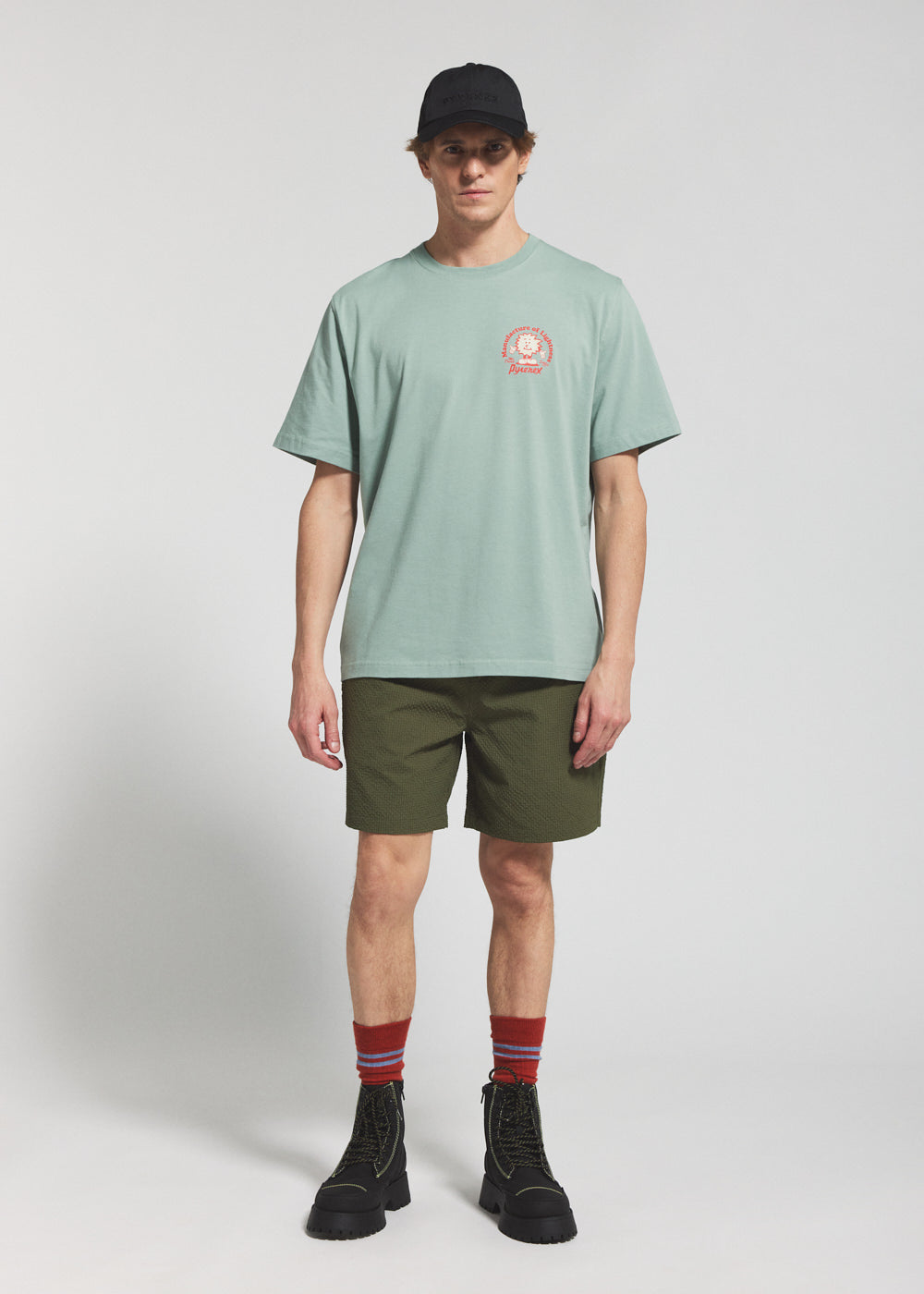 pyrenex-mfg-tee-t-shirt-unisexe-coton-bio-vert-d-eau image 3