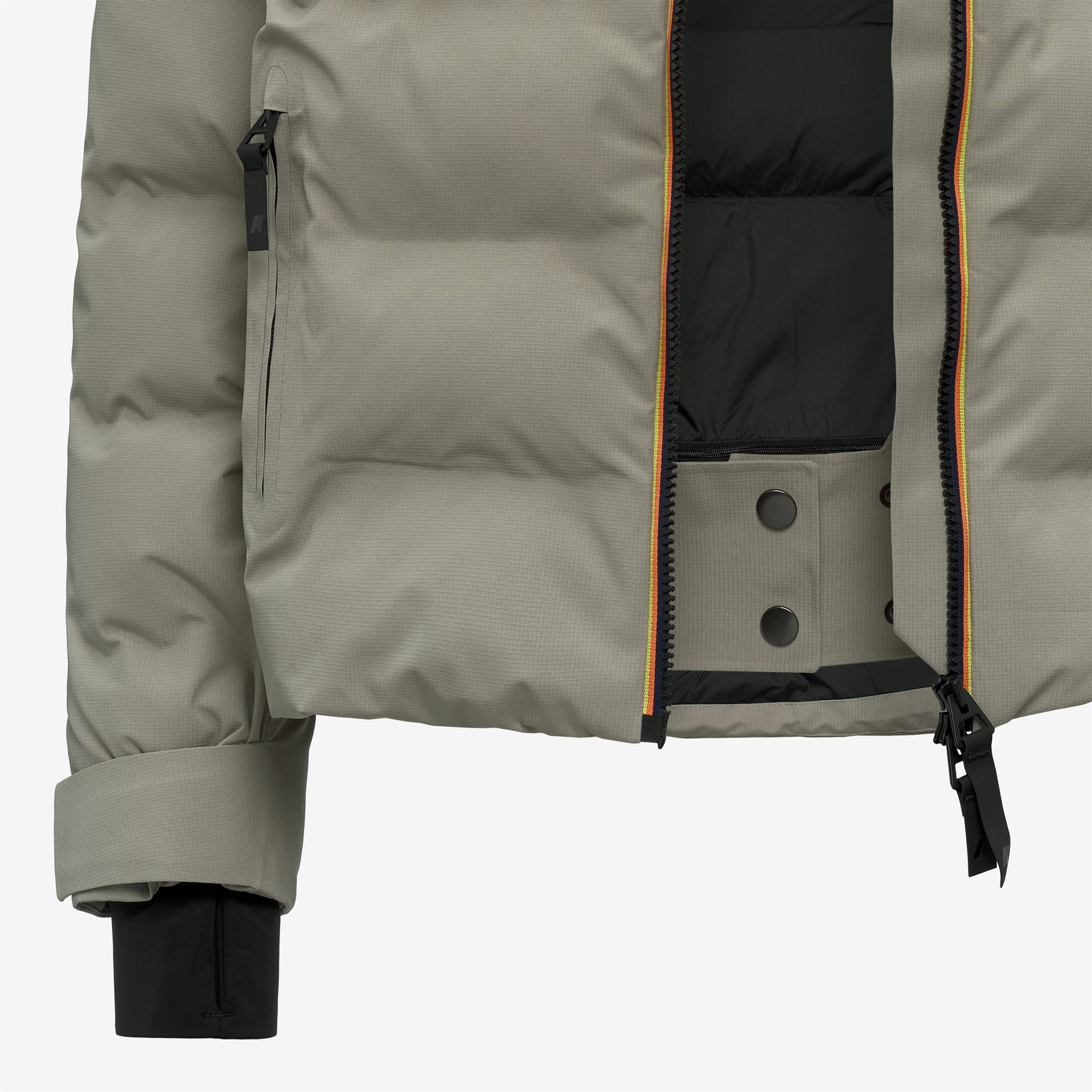 k-way-latueda-hquilted-veste-de-ski-mi-longue-femme-green-oak image 7