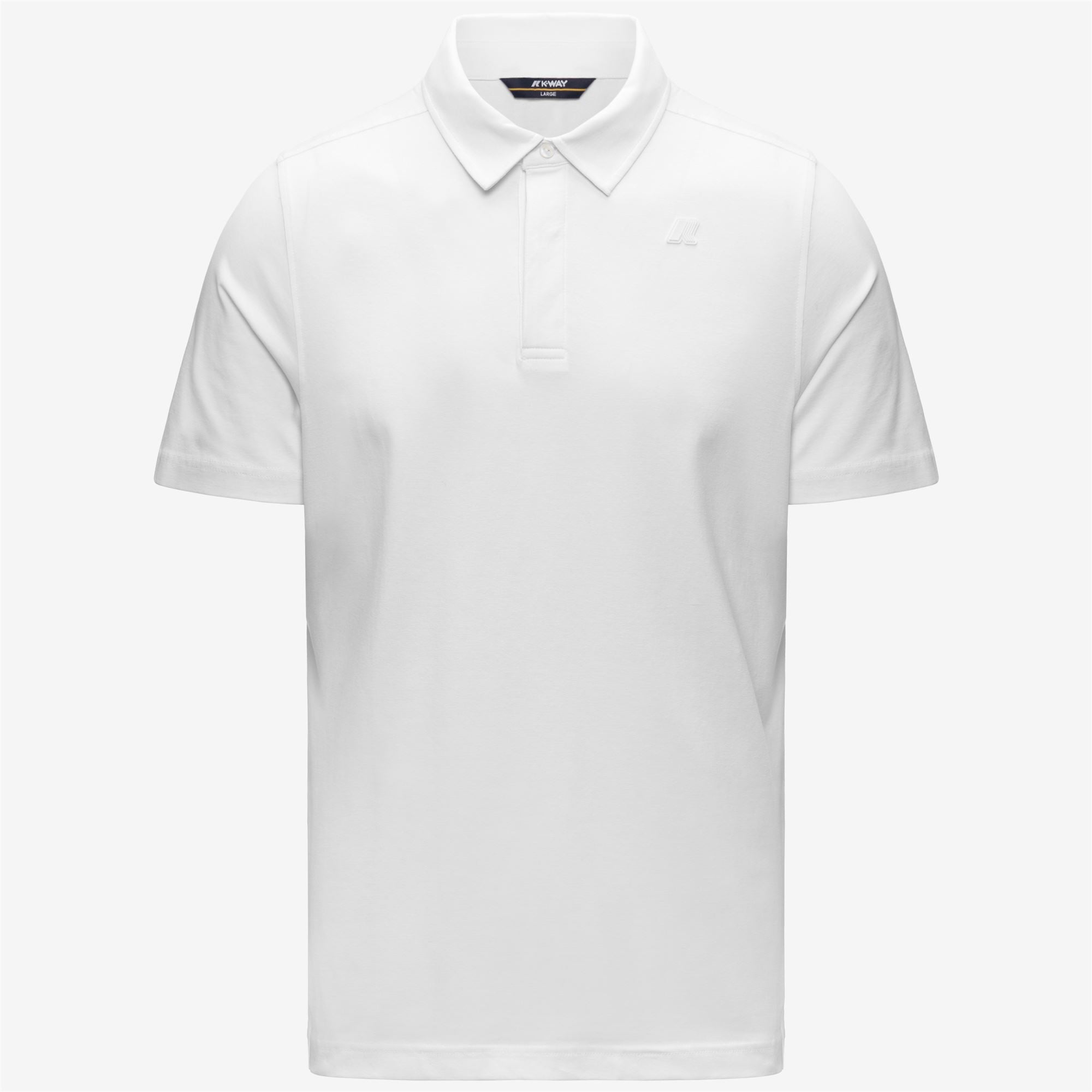 k-way-viggo-lt-stretch-jersey-slim-polo-homme-white-white image 5
