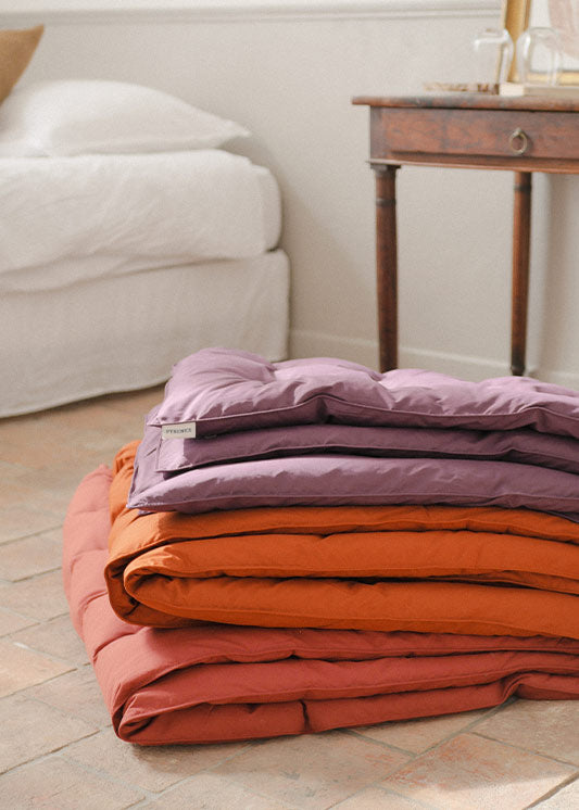 pyrenex-caresse-plaid-raisin-en-duvet-naturel image 1