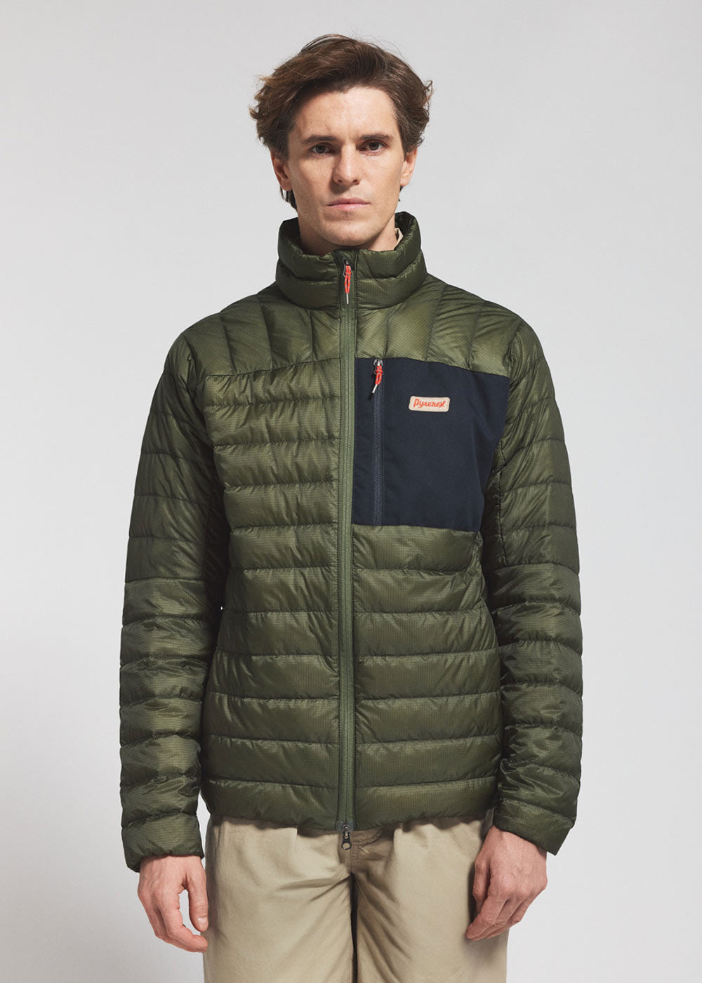 pyrenex-path-doudoune-l-g-re-unisexe-khaki image 1