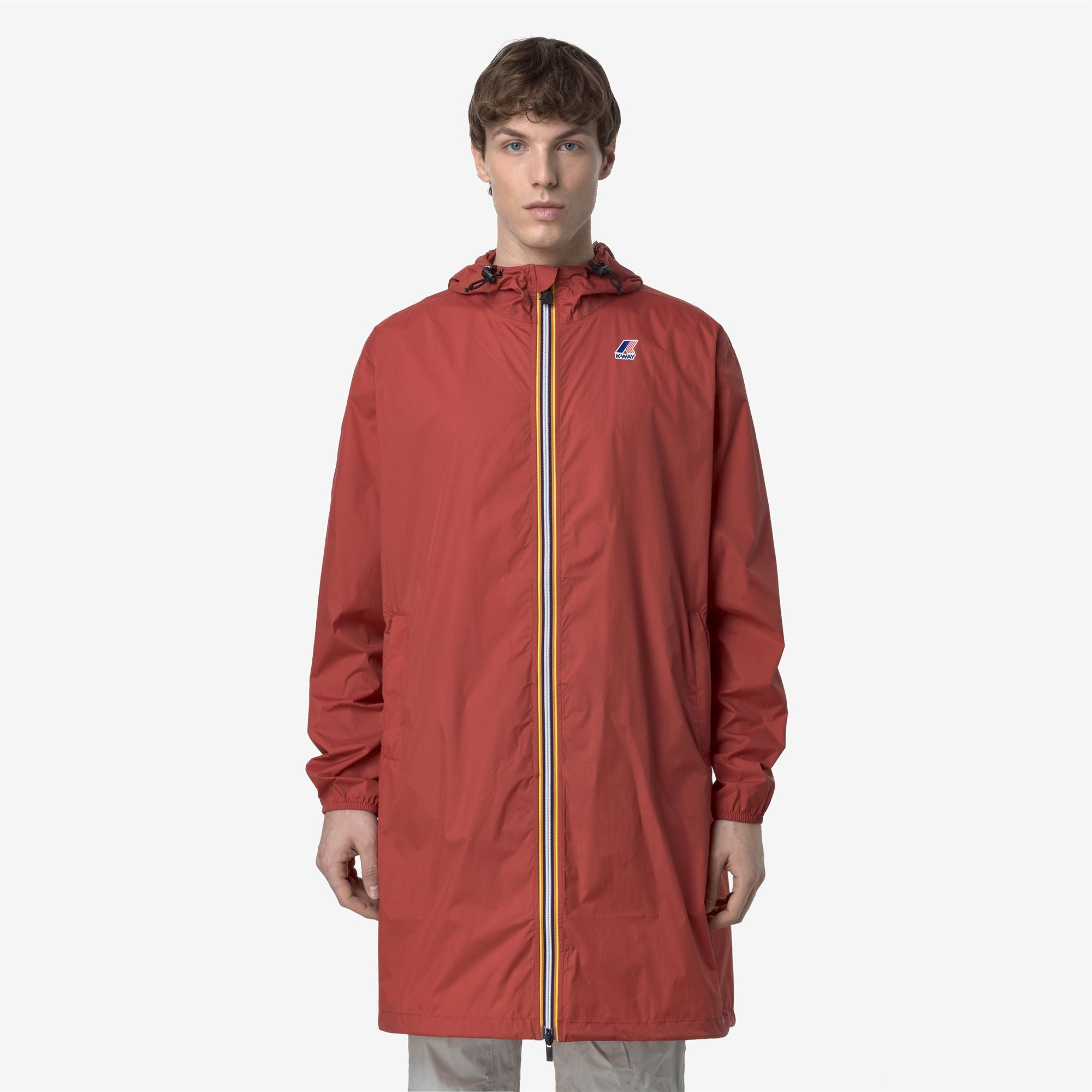 k-way-le-vrai-4-0-eiffel-east-veste-longue-unisexe-red-jasper image 2