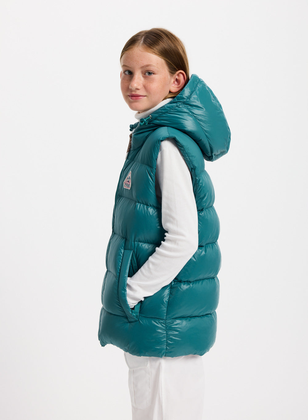 pyrenex-john-doudoune-sans-manches-enfant-bleu-turquoise-capuche image 5