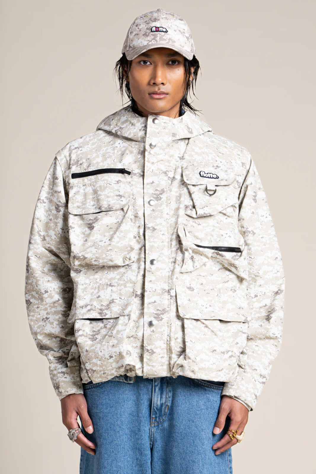 flotte-saint-cyr-veste-imperm-able-multipoches-homme-bleu-marine image 6