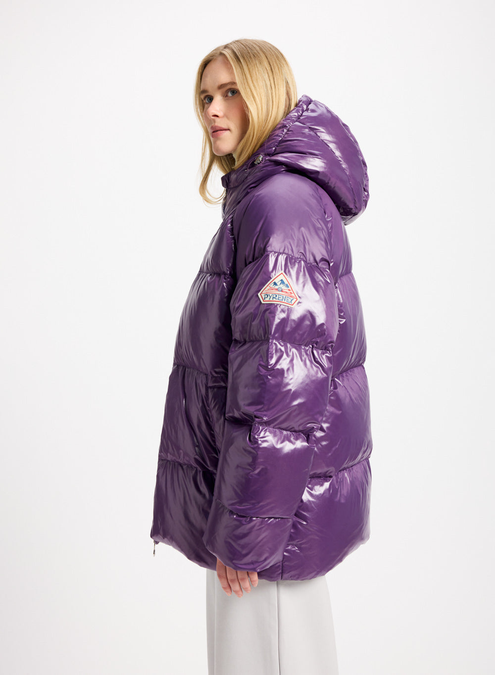 doudoune-unisexe-capuche-pyrenex-sten-violette image 6