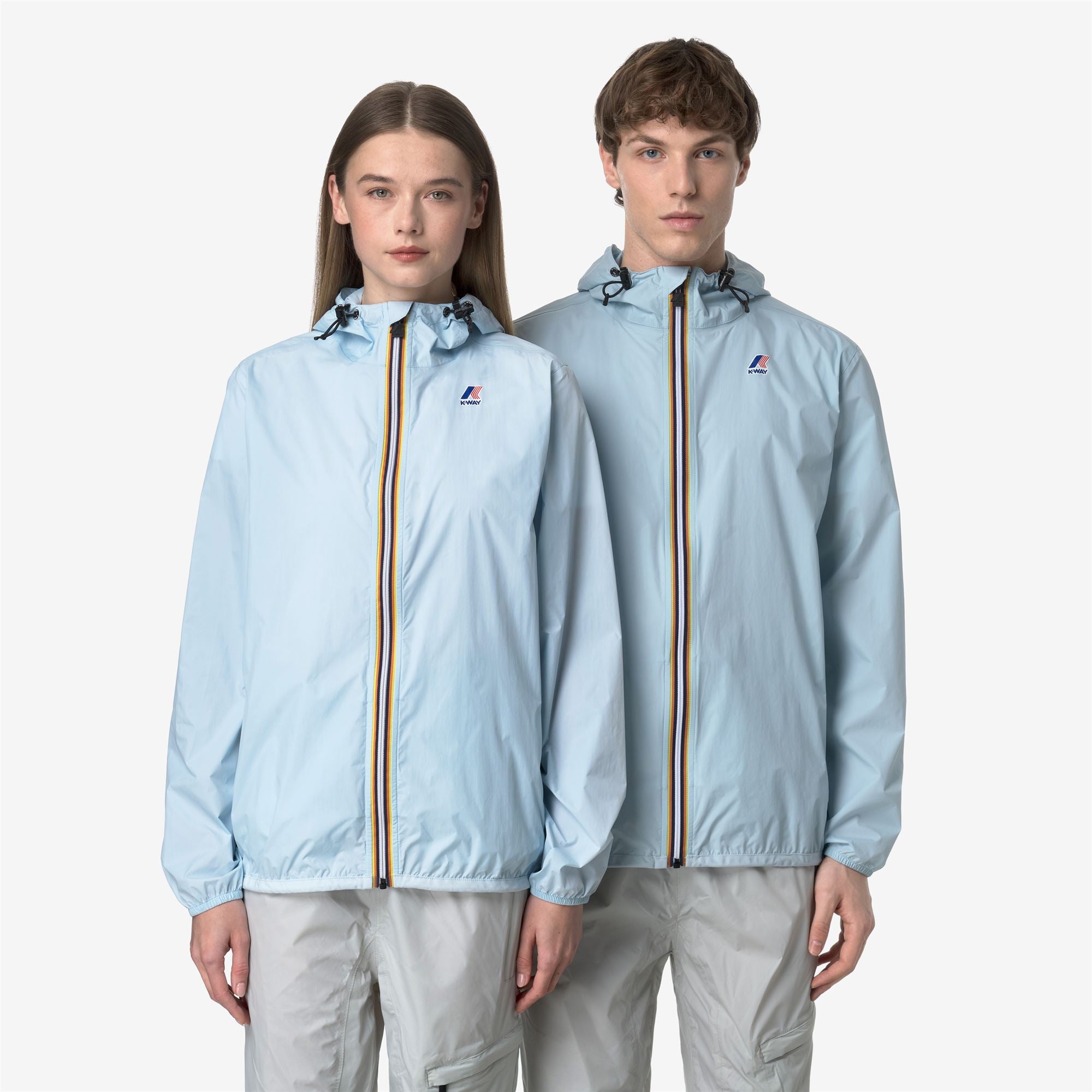 k-way-le-vrai-4-0-claude-veste-mi-longue-unisexe-blue-baby image 1