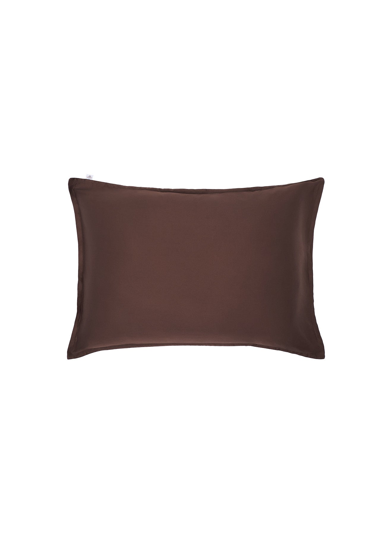 pyrenex-lily-lot-de-2-taies-d-oreiller-marron-chocolat-coton-bio-tencel-lyocell image 4
