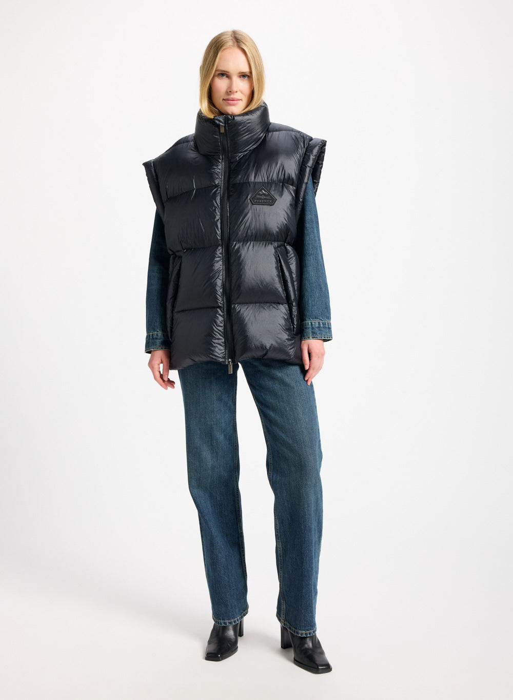 pyrenex-arbatan-doudoune-sans-manches-femme-homme-noire-made-in-france image 3