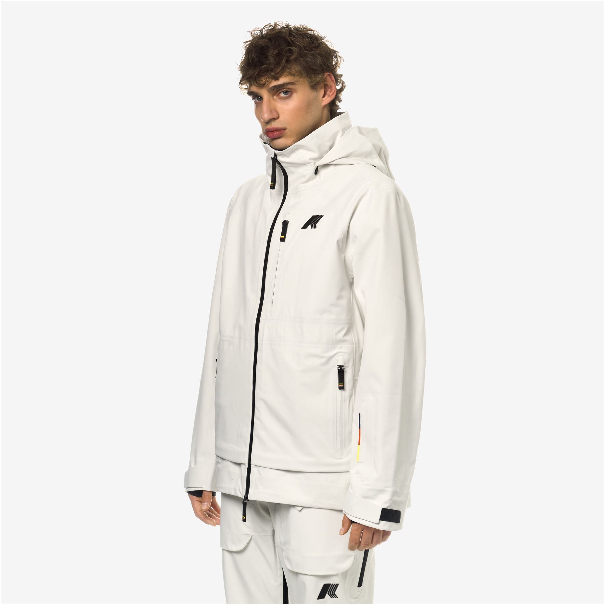 k-way-bozel-3-layers-shell-jacket-veste-milieu-homme-white-gardenia image 2