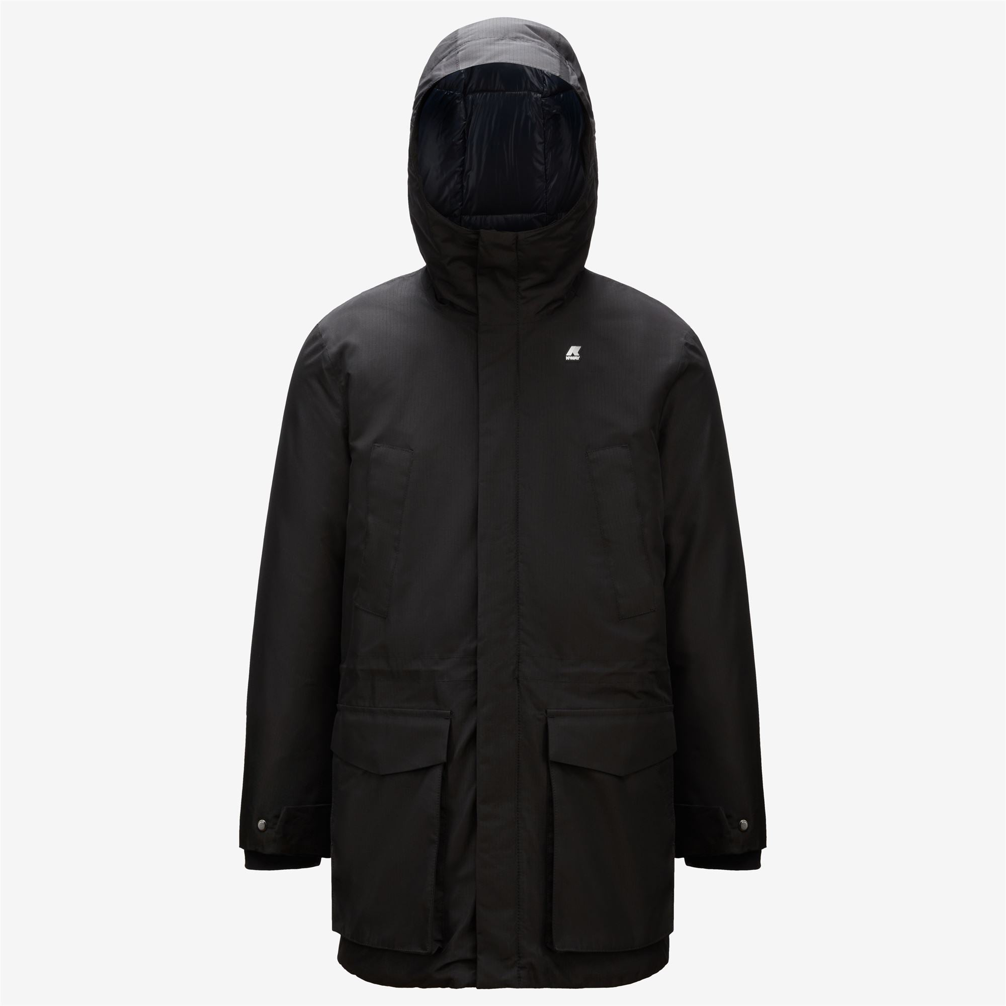 k-way-joshua-thermo-heavy-parka-mi-longue-homme-black-pure-blue-depth image 5