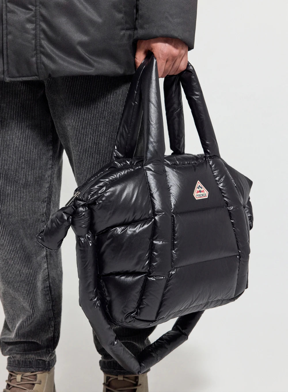 pyrenex-hollow-sac-cabas-matelass-duvet-noir image 1