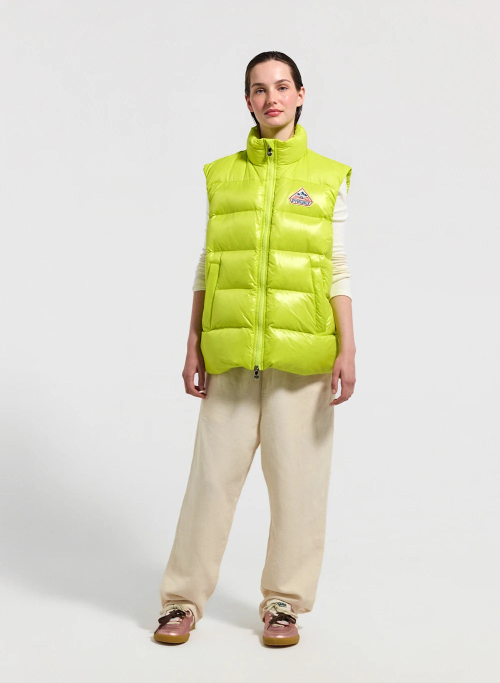 doudoune-sans-manche-unisexe-pyrenex-john-jaune-citron image 4