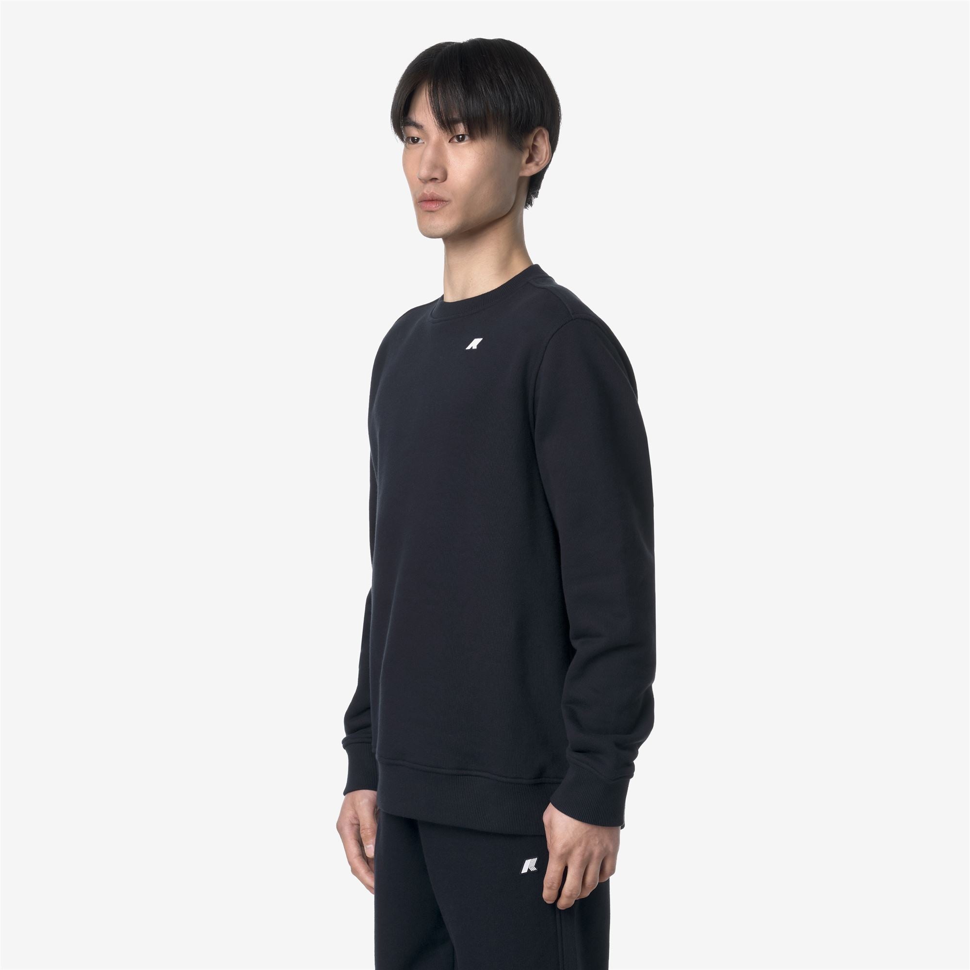 k-way-baptiste-french-terry-sweat-polaire-homme-blue-depth image 2