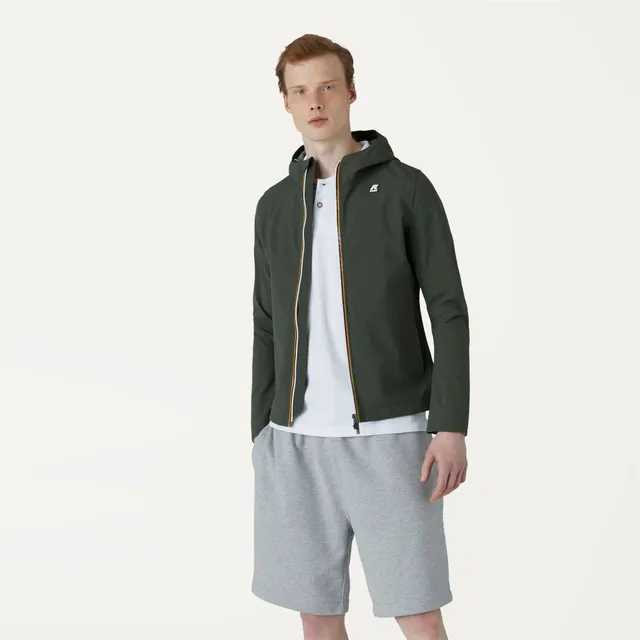 k-way-jack-bonded-jersey-veste-court-homme-black-torba image 1
