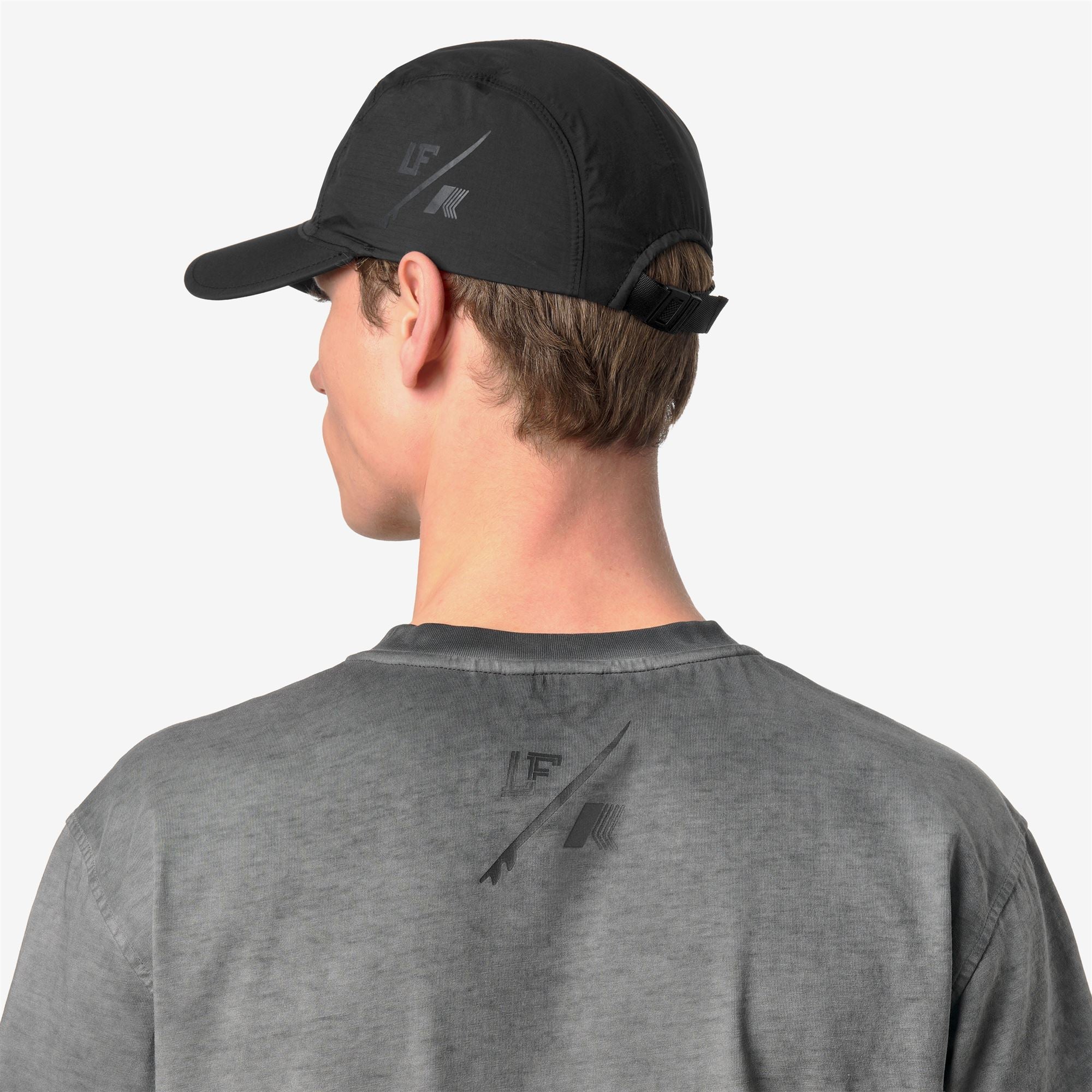 k-way-bel-lf-x-fioravanti-casquette-unisexe-black-pure image 2