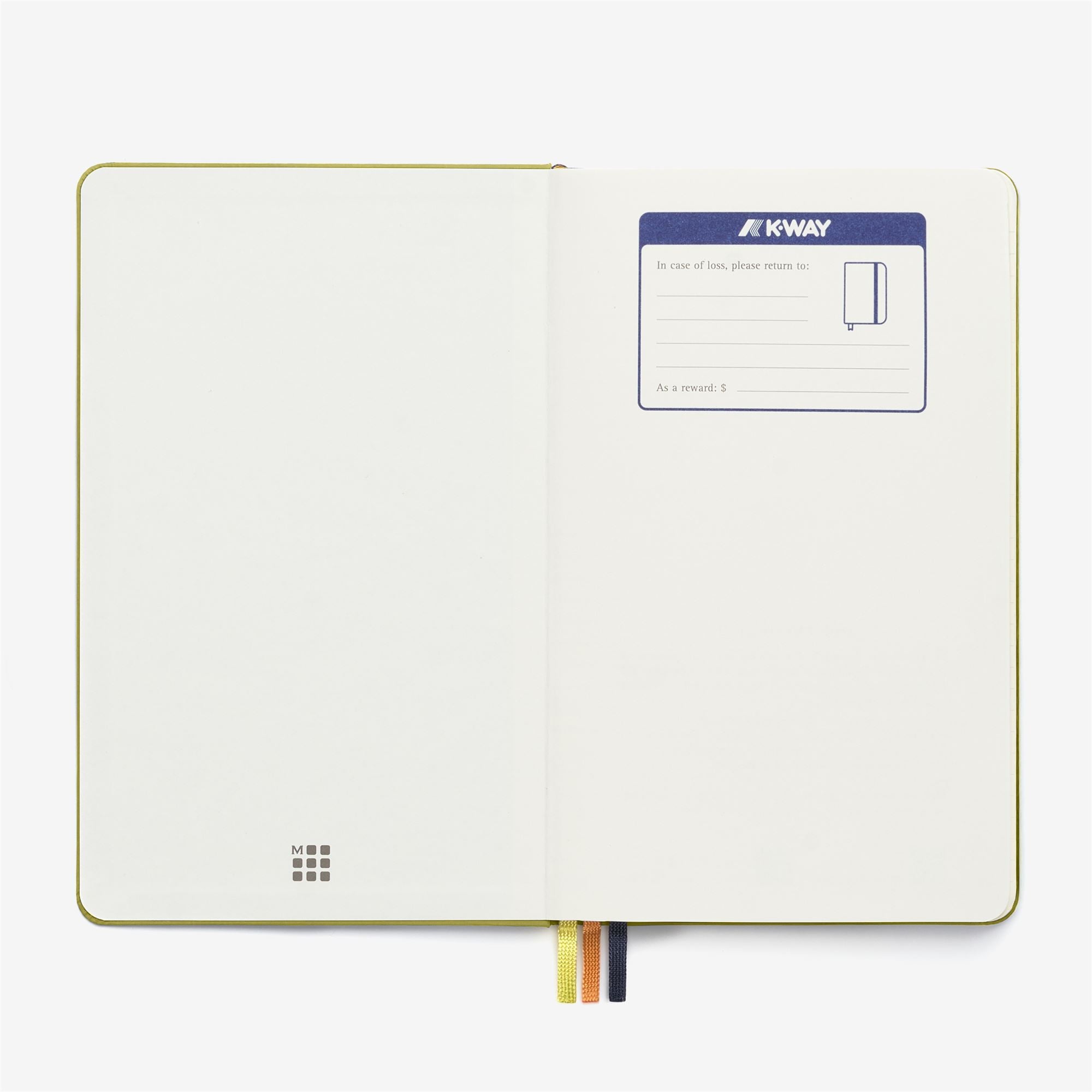 k-way-notebook-moleskine-for-k-way-cahier-unisexe-green-moss image 5